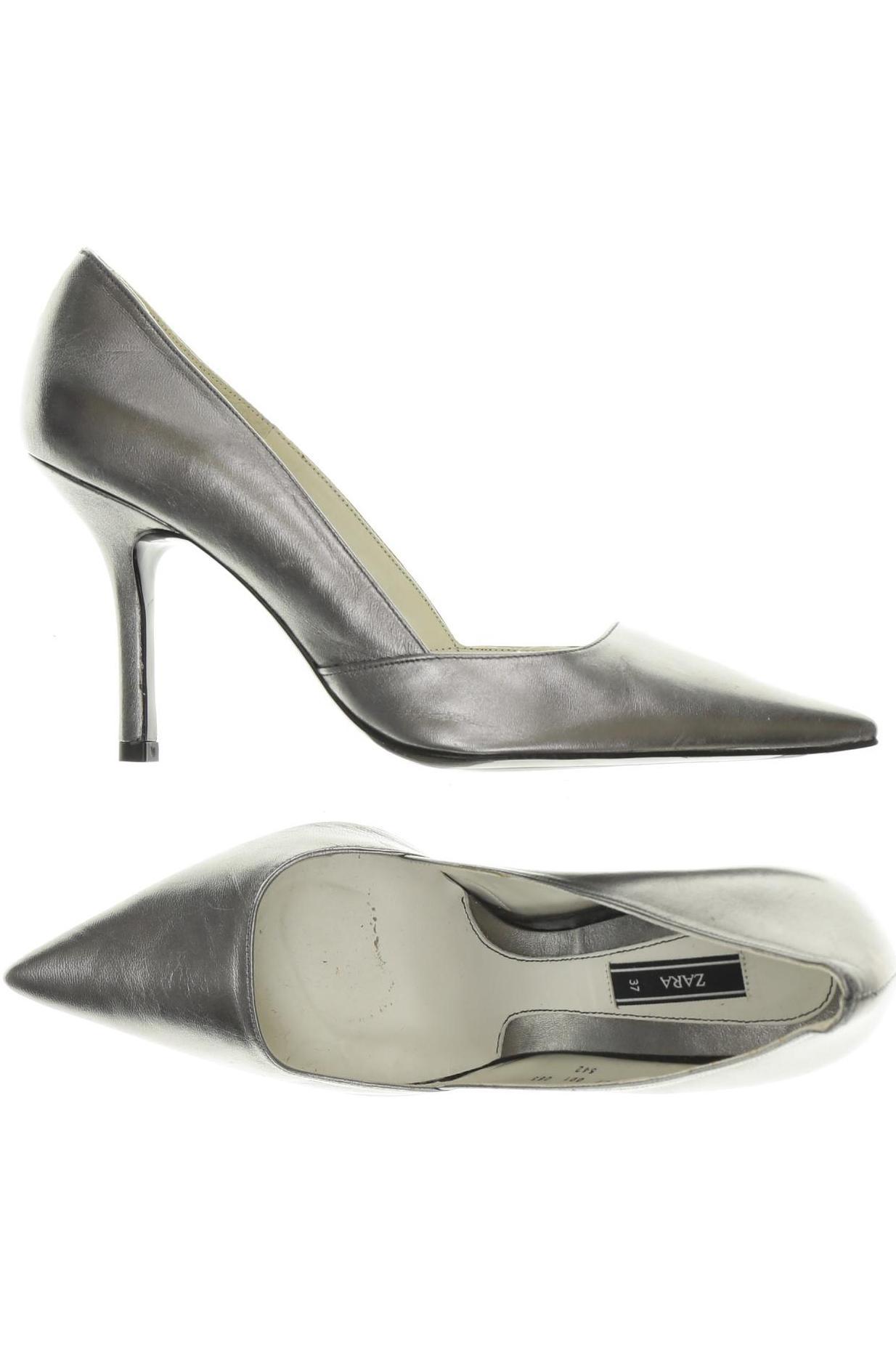 

Zara Damen Pumps, silber, Gr. 37