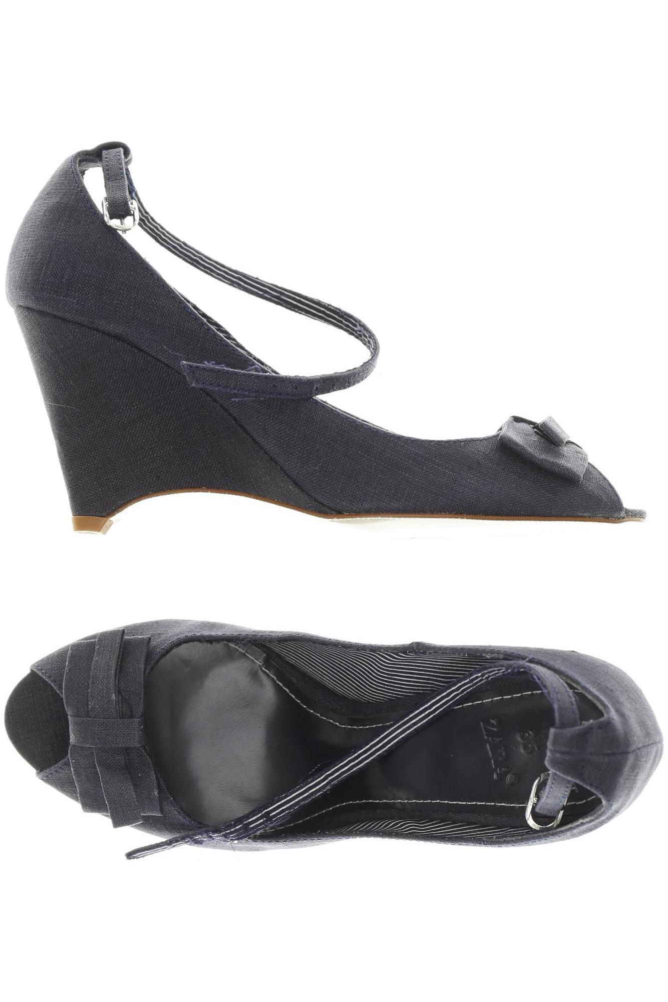 

Zara Damen Pumps, blau, Gr. 37