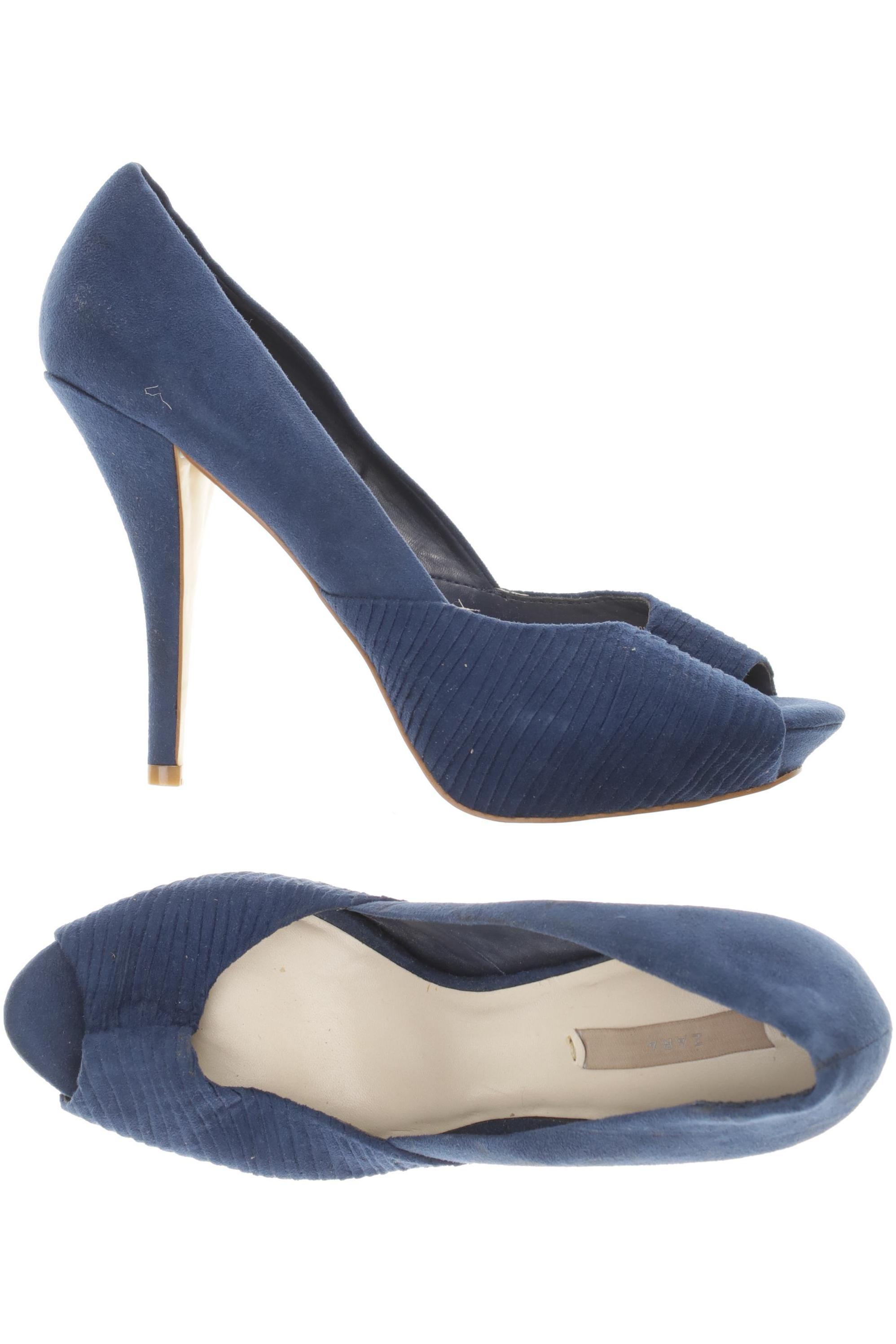 

Zara Damen Pumps, blau, Gr. 40