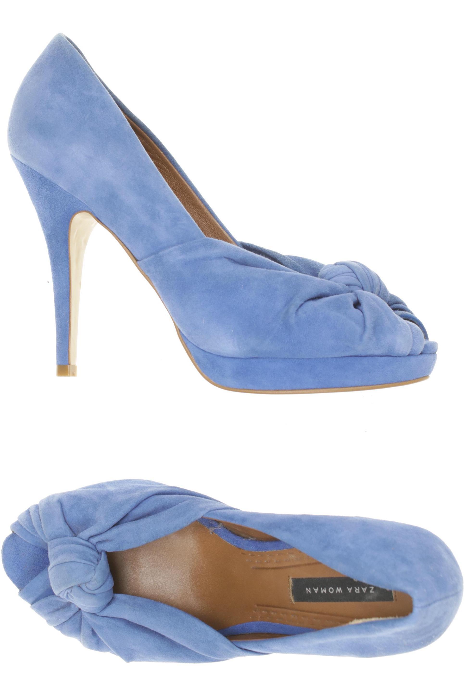 

Zara Damen Pumps, blau, Gr. 39