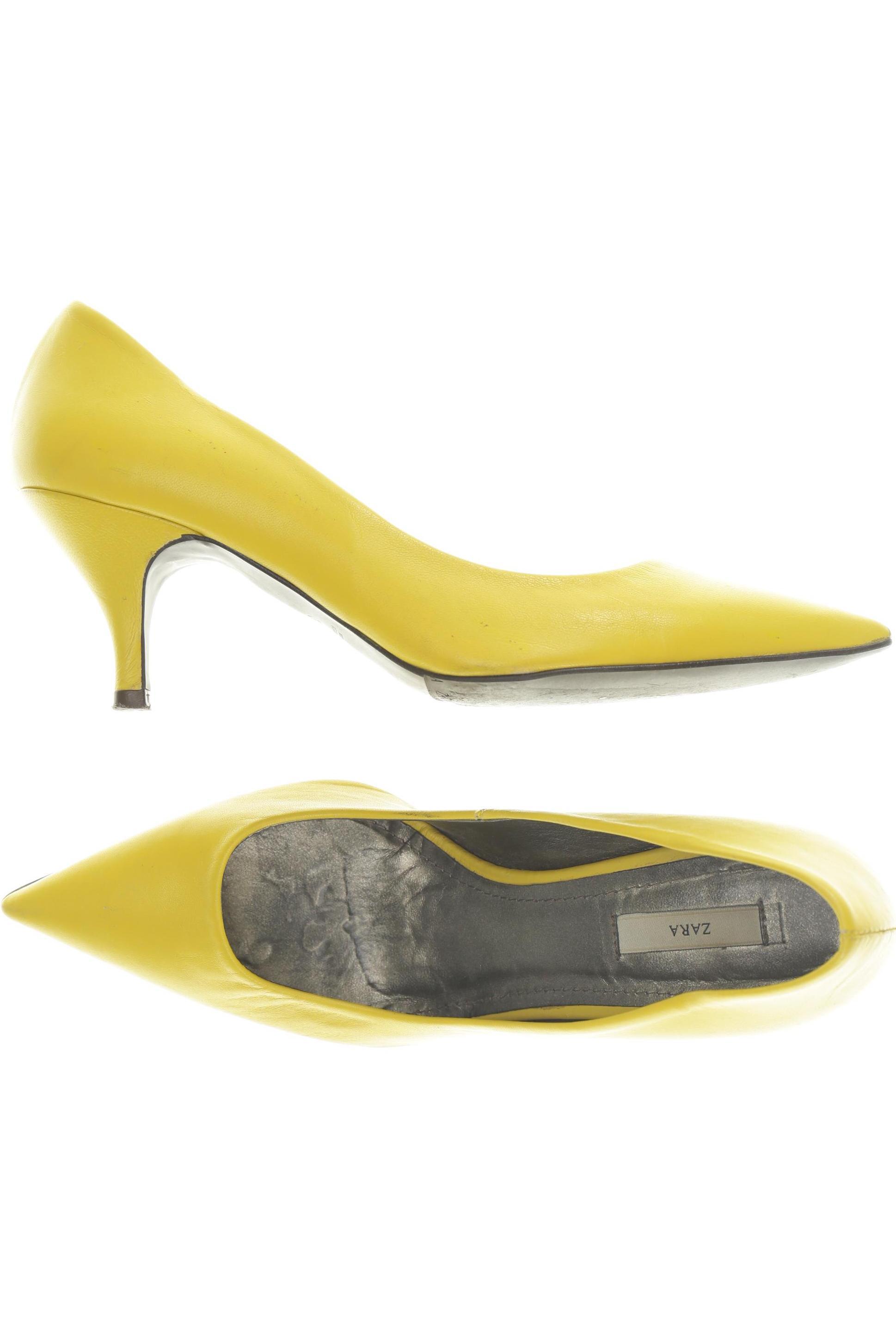

Zara Damen Pumps, gelb, Gr. 37