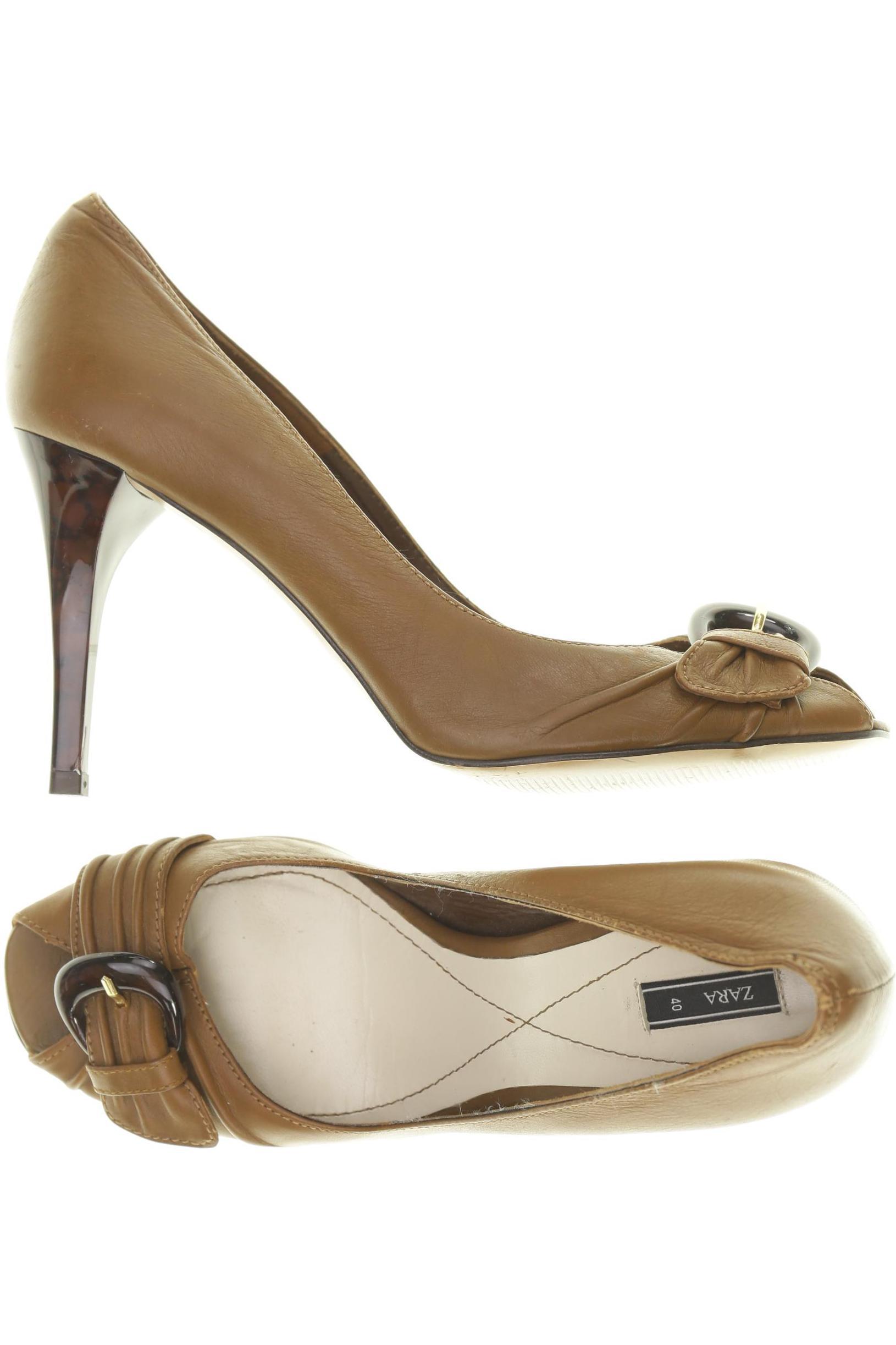 

Zara Damen Pumps, braun, Gr. 40