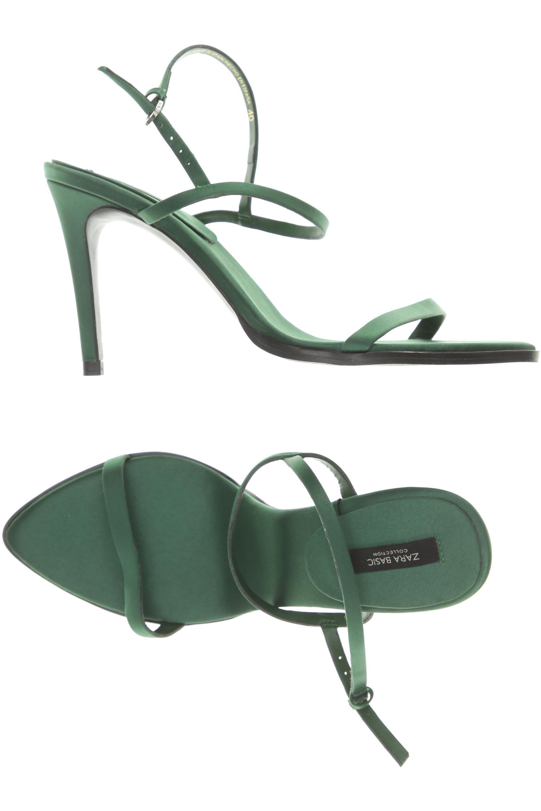 

Zara Damen Sandale, grün, Gr. 40