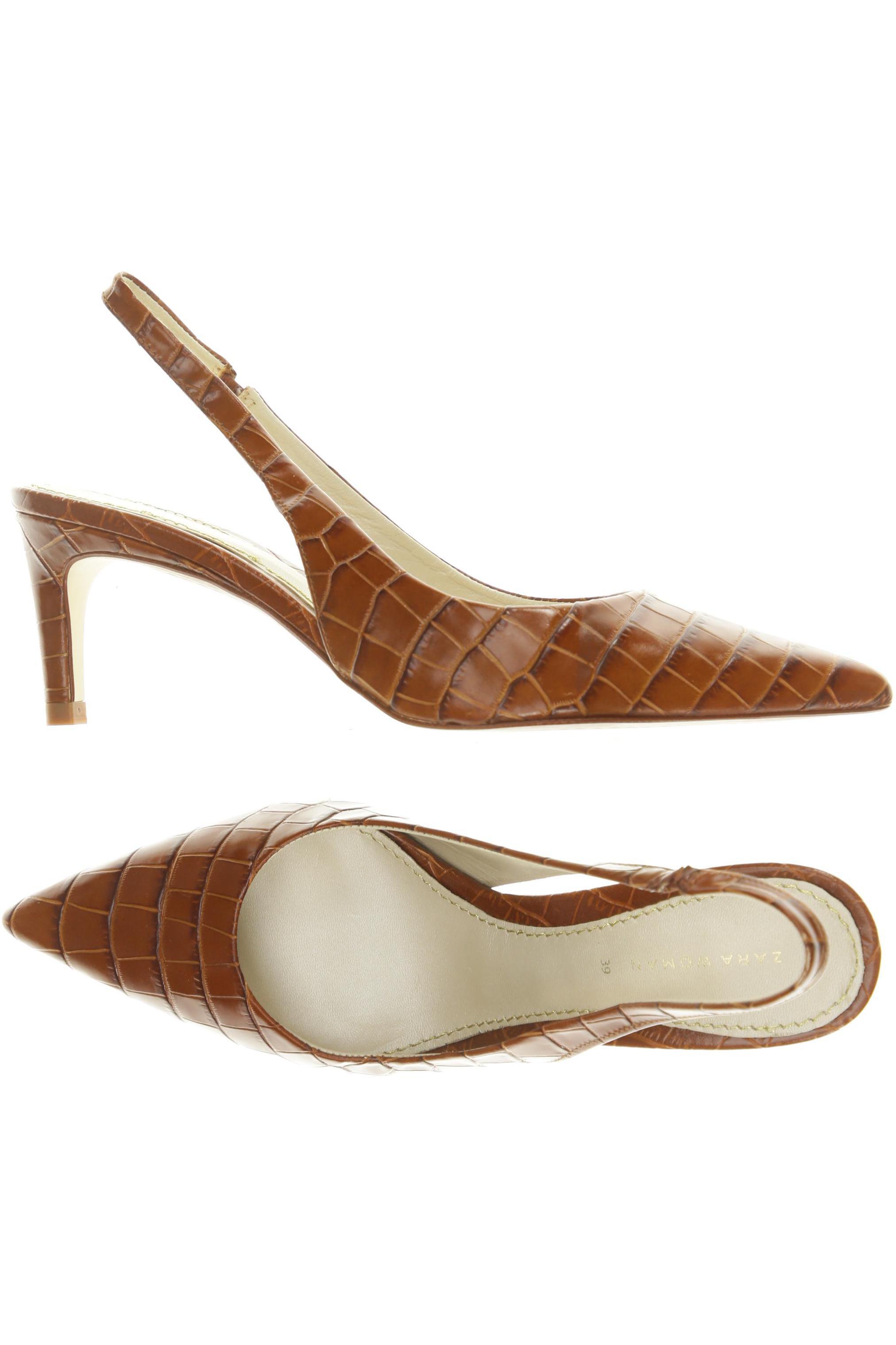 

Zara Damen Sandale, braun, Gr. 39