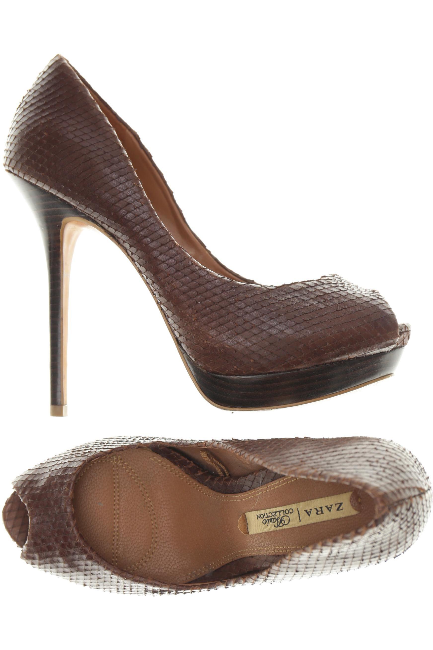 

Zara Damen Pumps, braun, Gr. 38