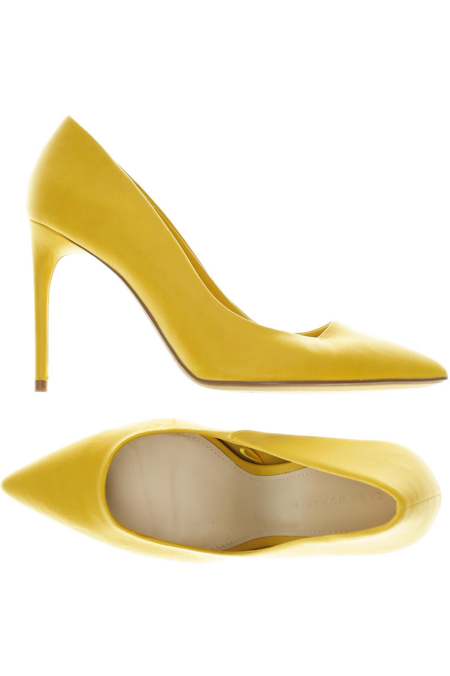 

Zara Damen Pumps, gelb, Gr. 41