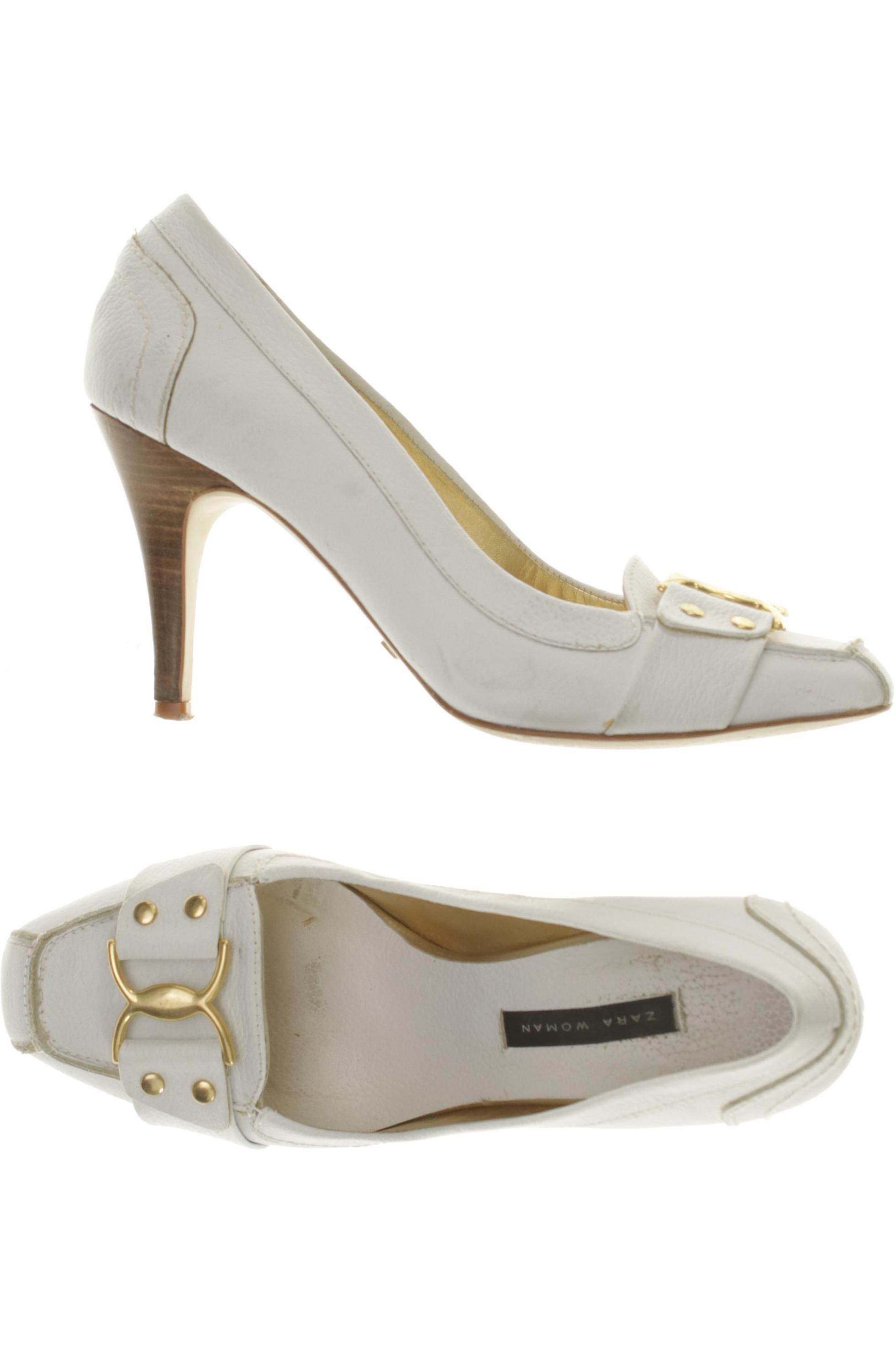 

Zara Damen Pumps, weiß, Gr. 38