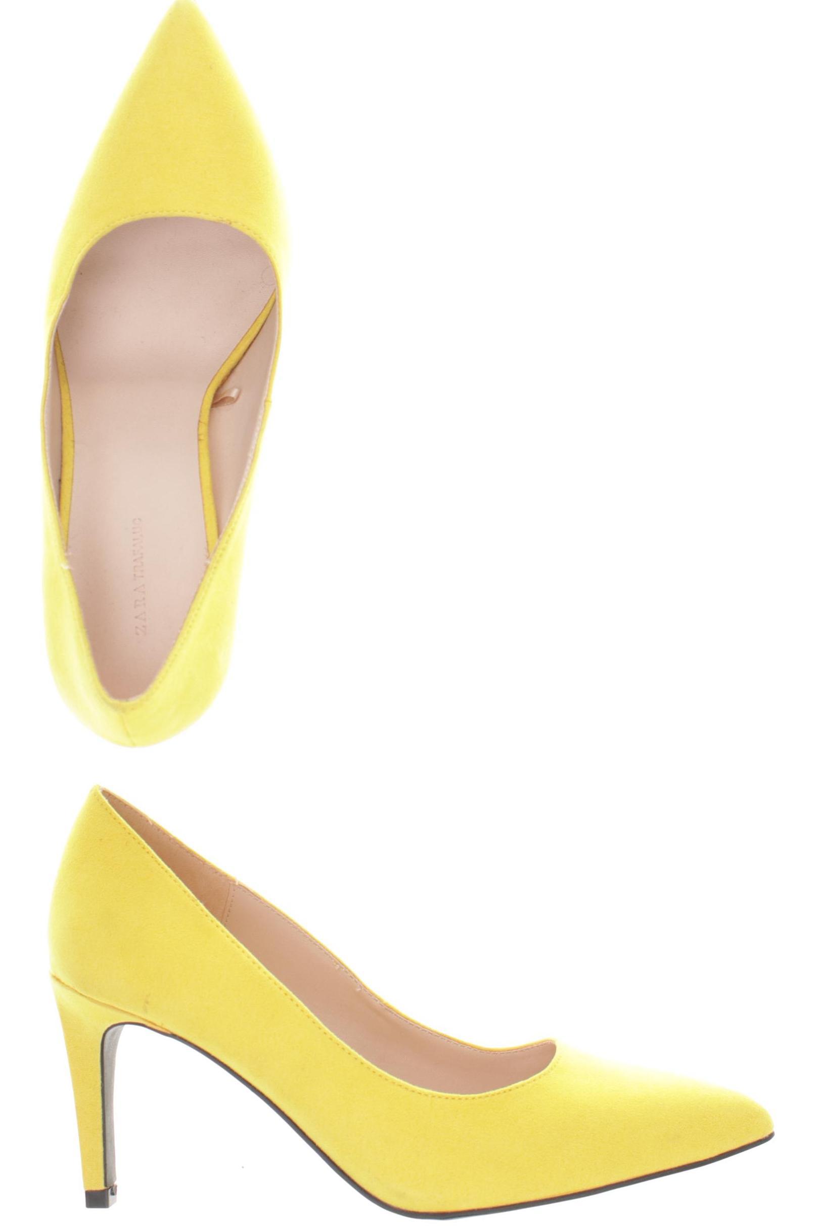 

Zara Damen Pumps, gelb, Gr. 35