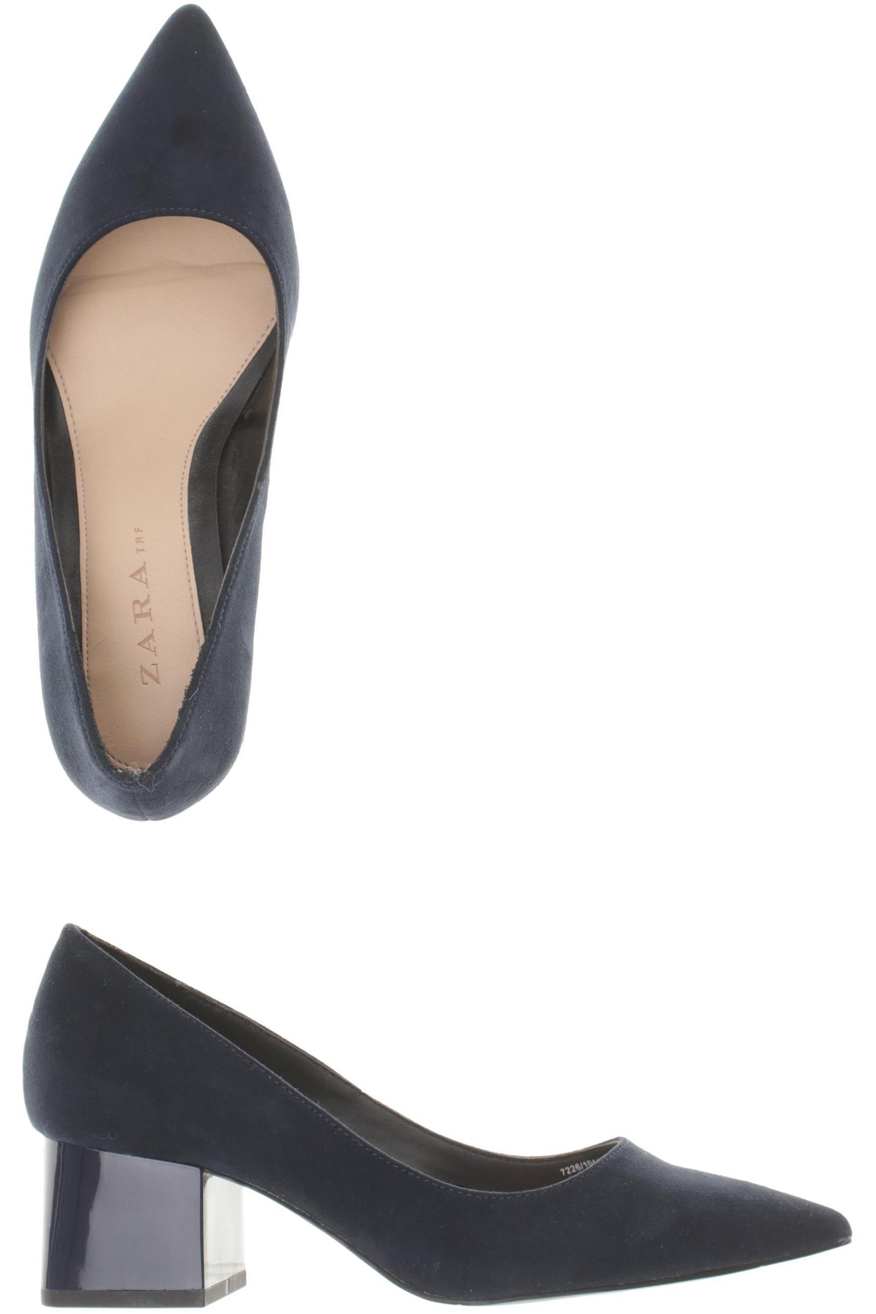 

Zara Damen Pumps, blau, Gr. 35