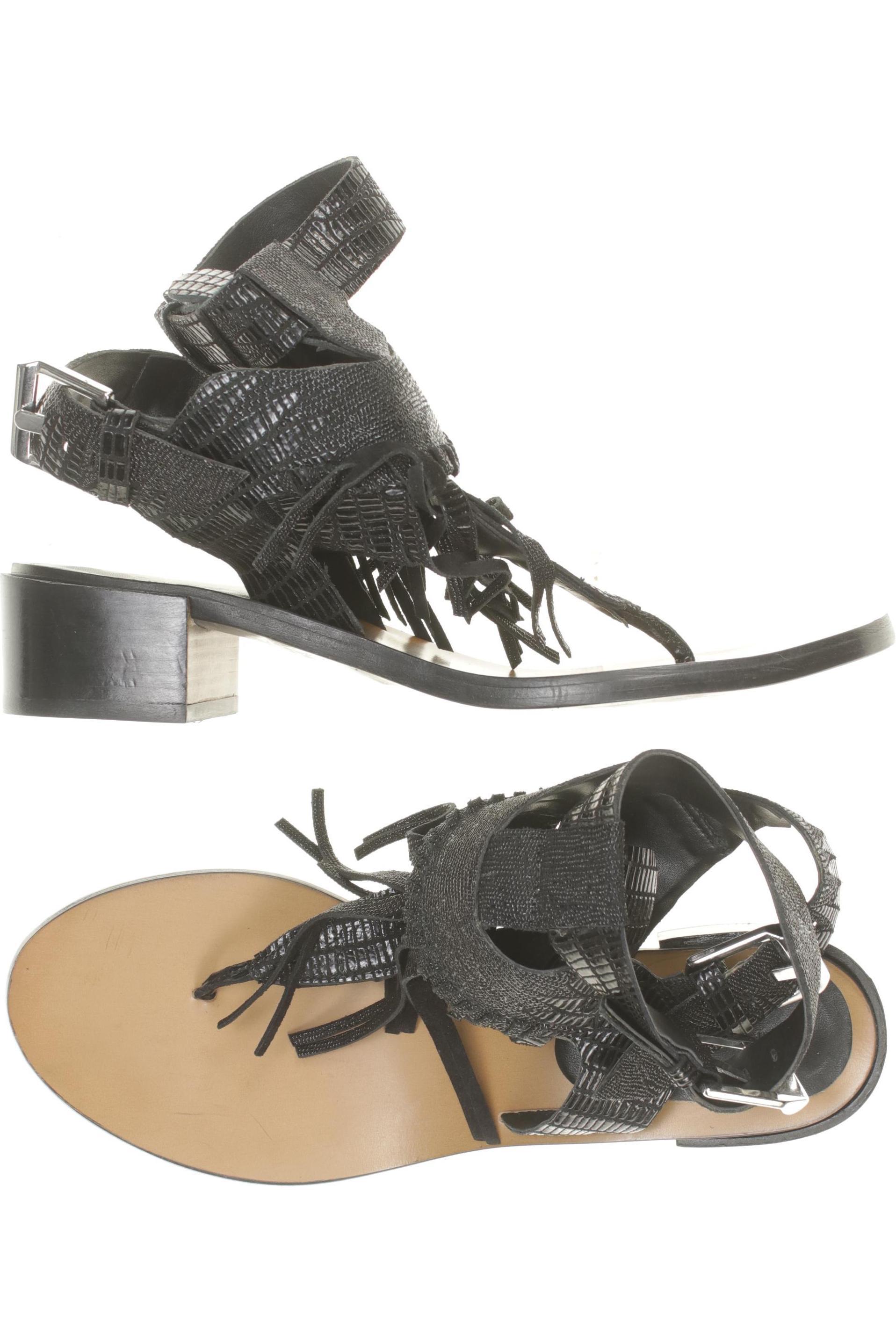 

Zara Damen Sandale, schwarz, Gr. 40