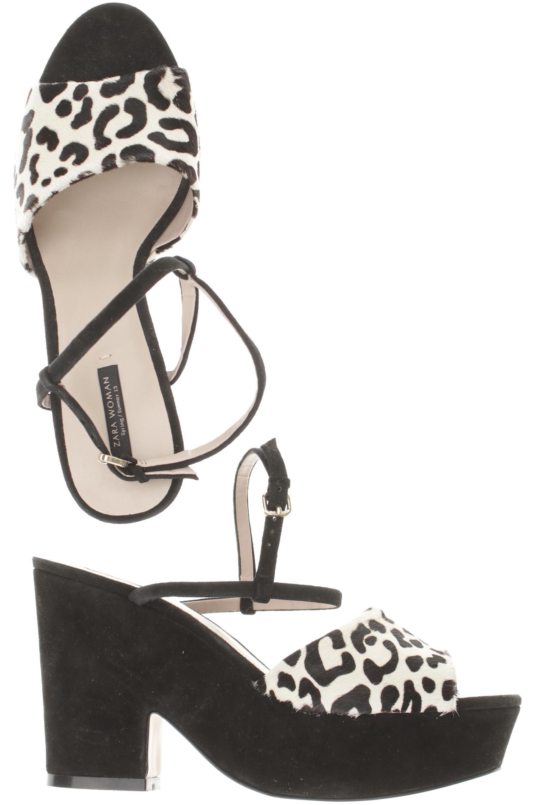 

Zara Damen Sandale, schwarz, Gr. 40