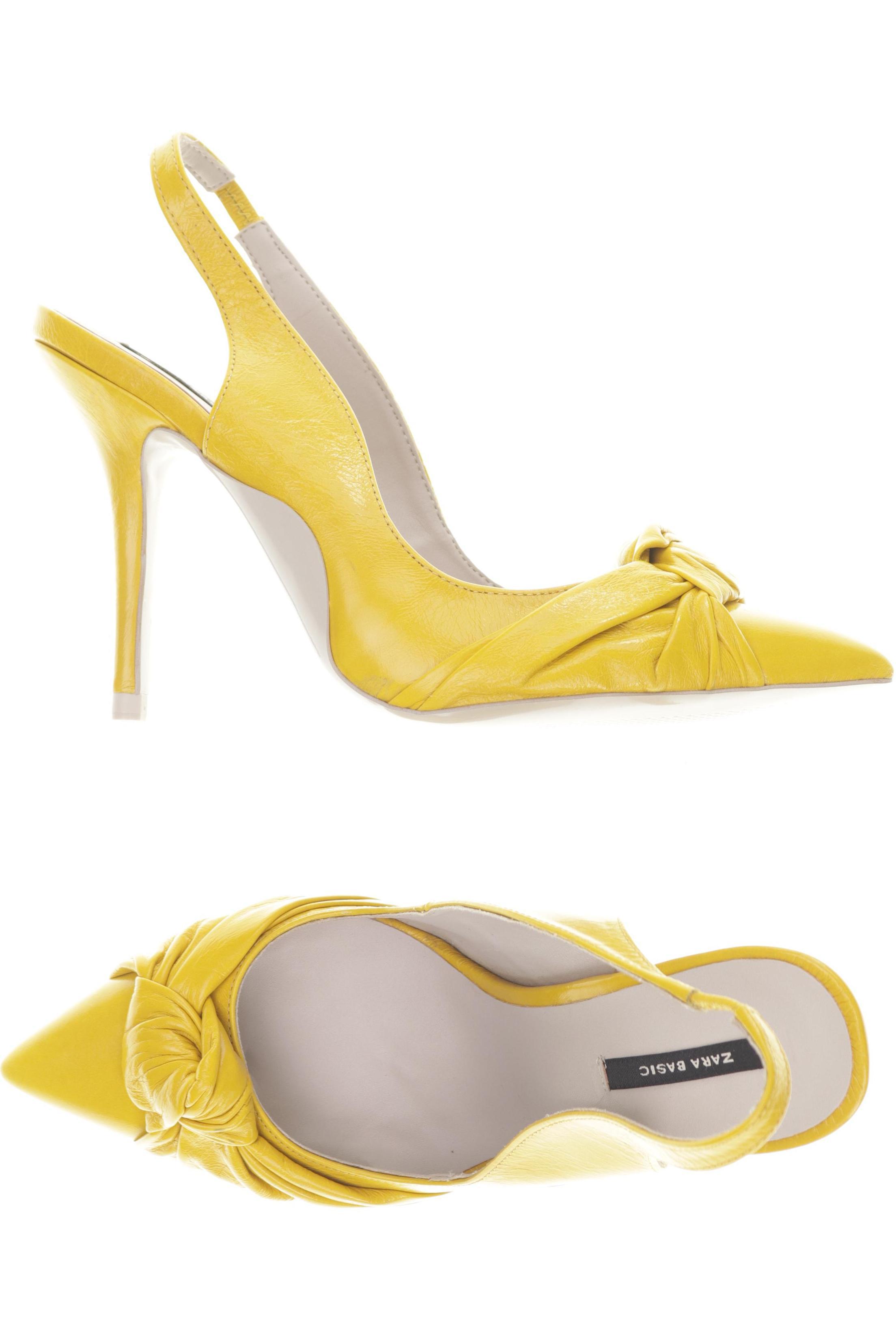 

Zara Damen Sandale, gelb, Gr. 38