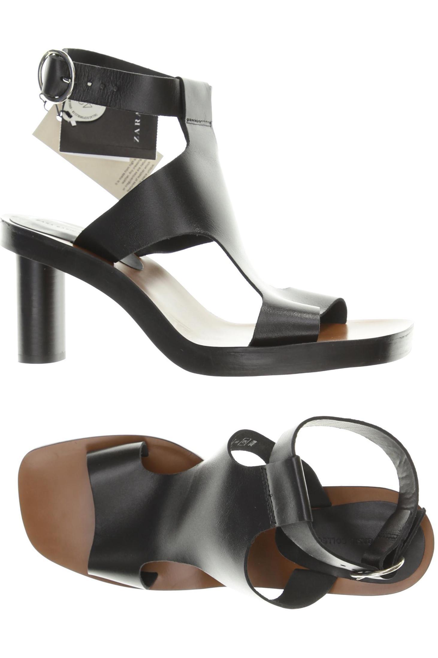 

Zara Damen Sandale, schwarz, Gr. 40