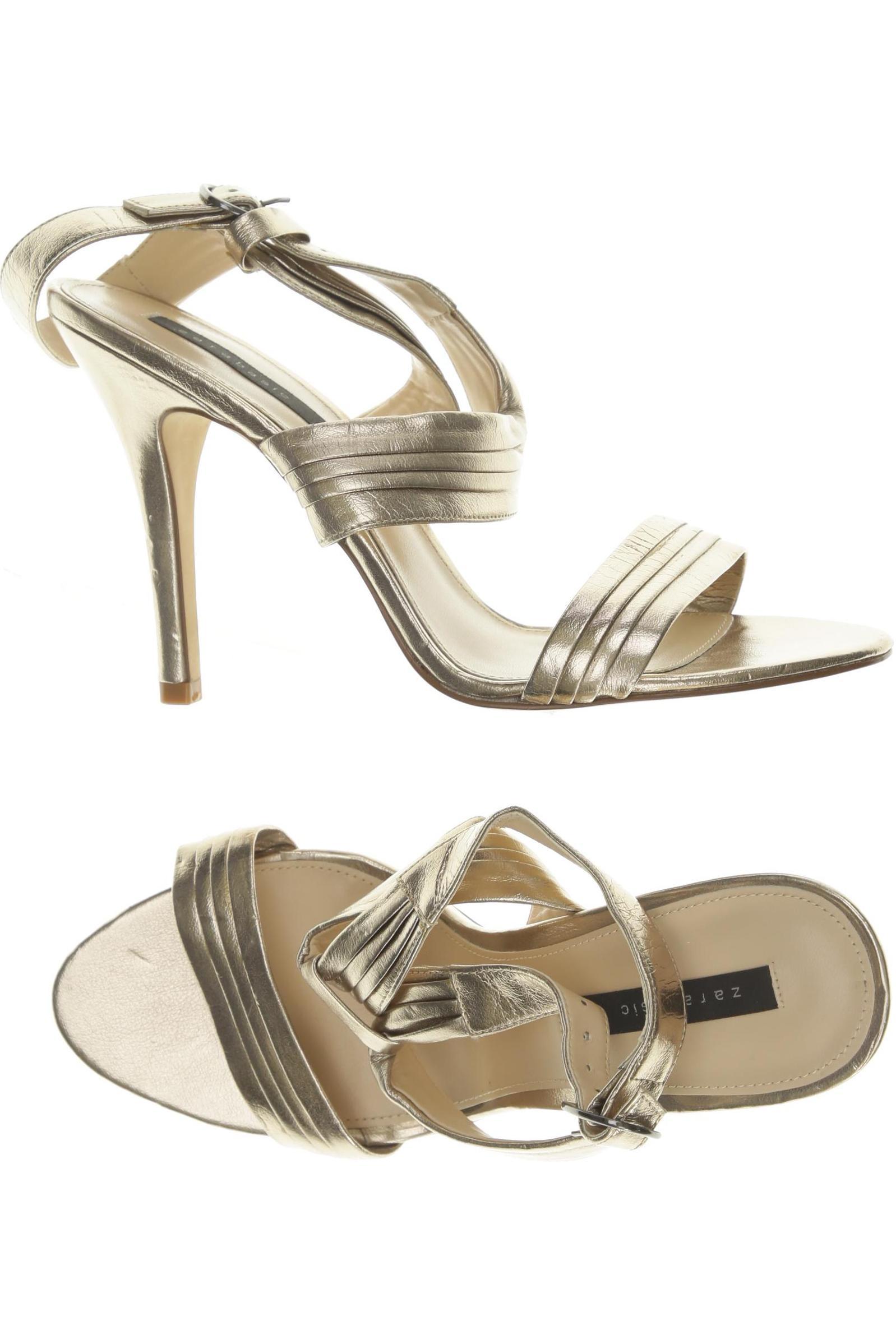 

Zara Damen Sandale, gelb, Gr. 40