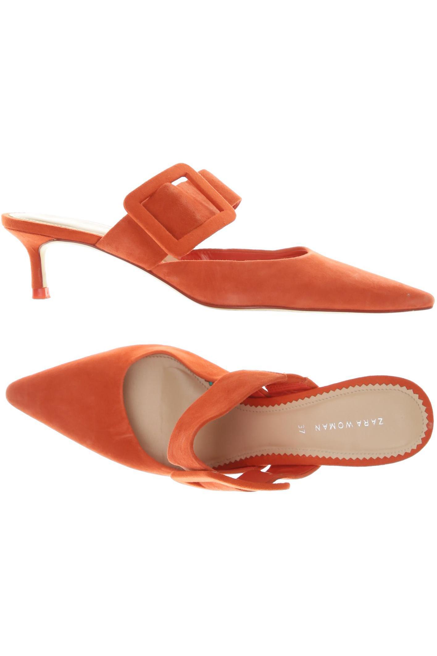 

Zara Damen Sandale, orange, Gr. 37