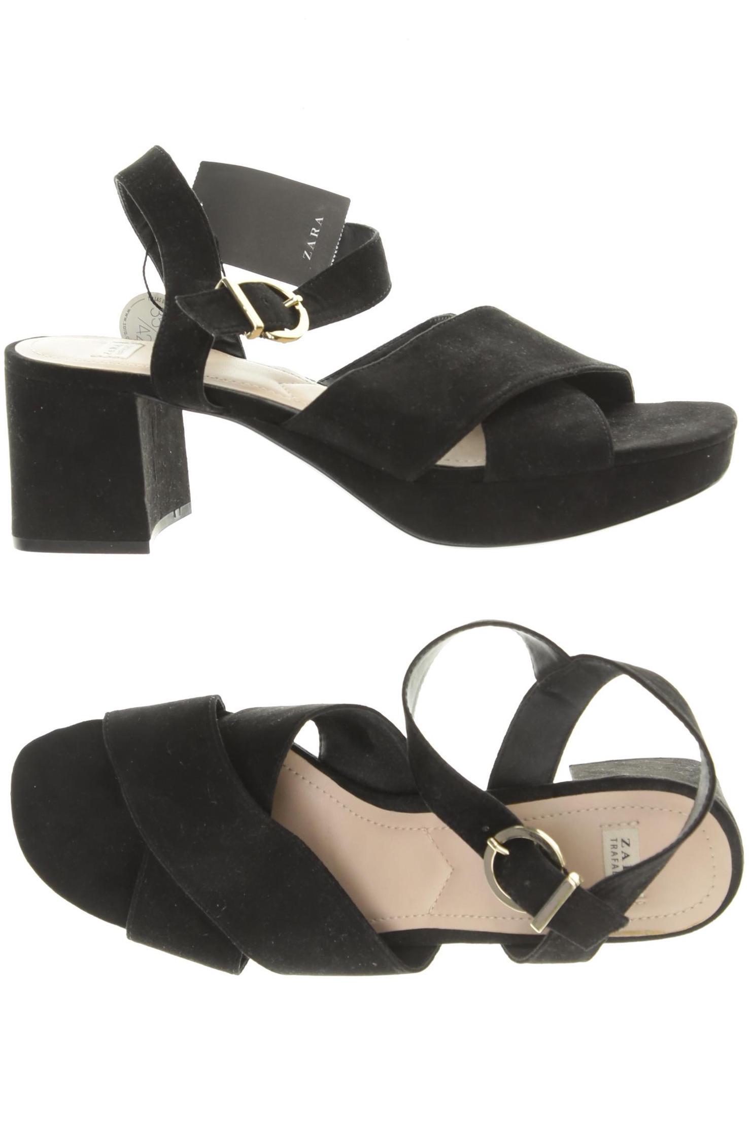 

Zara Damen Sandale, schwarz, Gr. 40