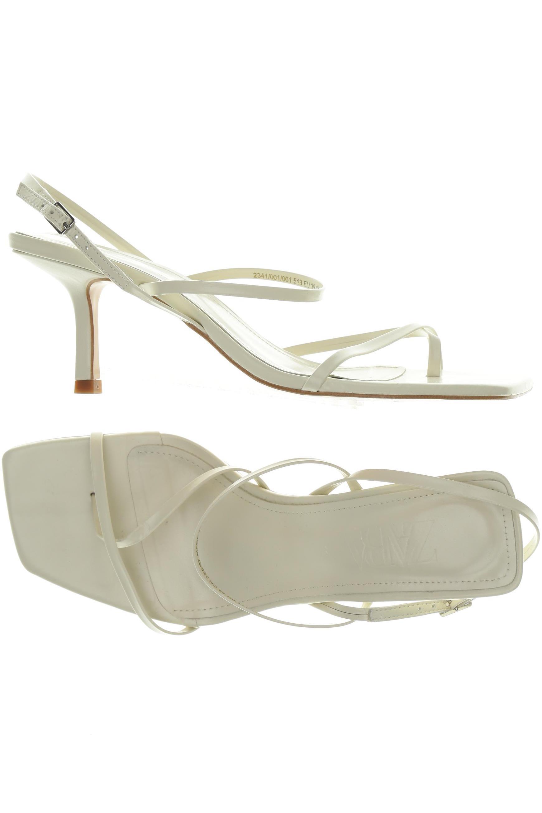 

Zara Damen Sandale, weiß, Gr. 39