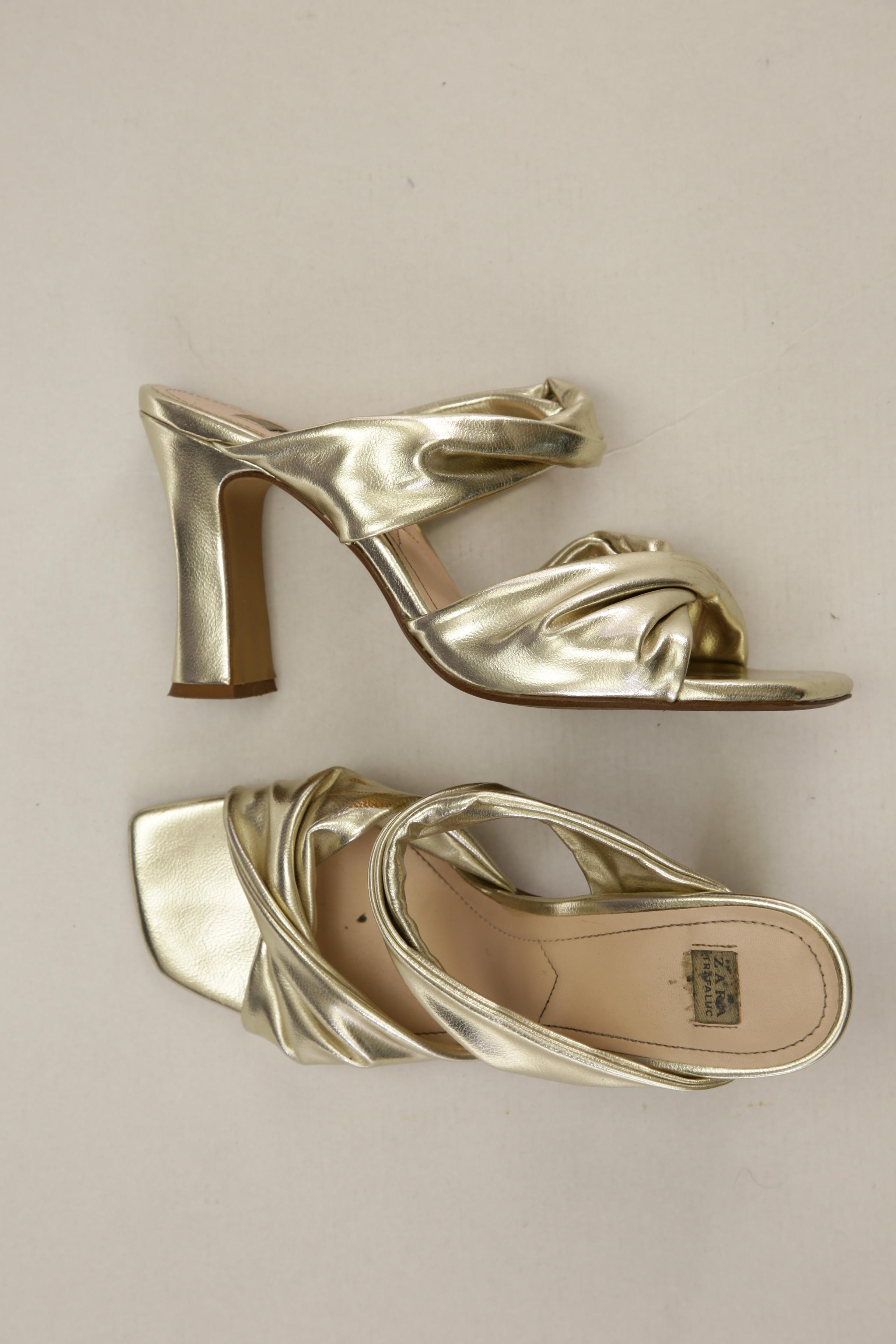 

Zara Damen Sandale, gelb, Gr. 39