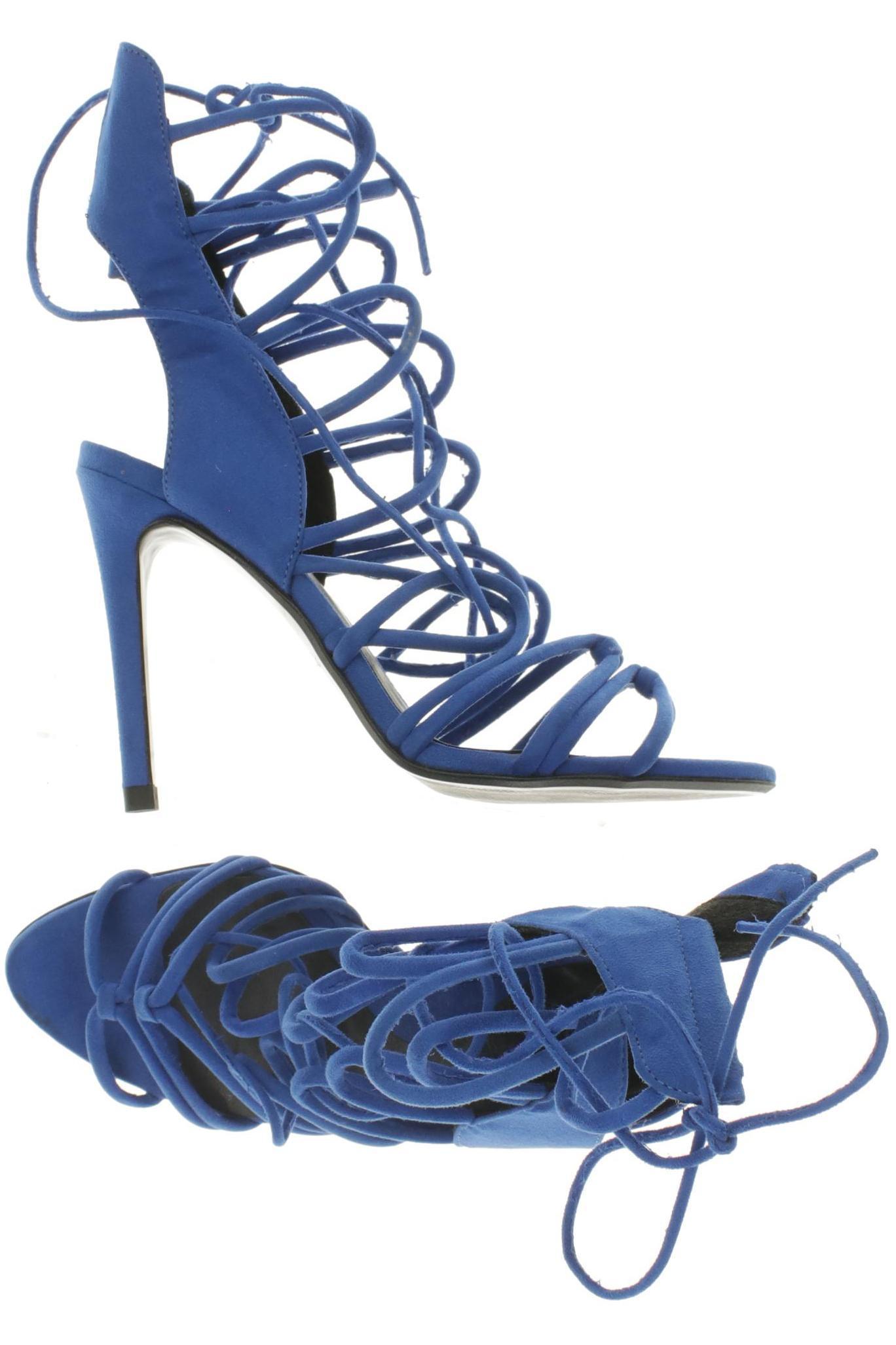 

Zara Damen Sandale, blau, Gr. 37