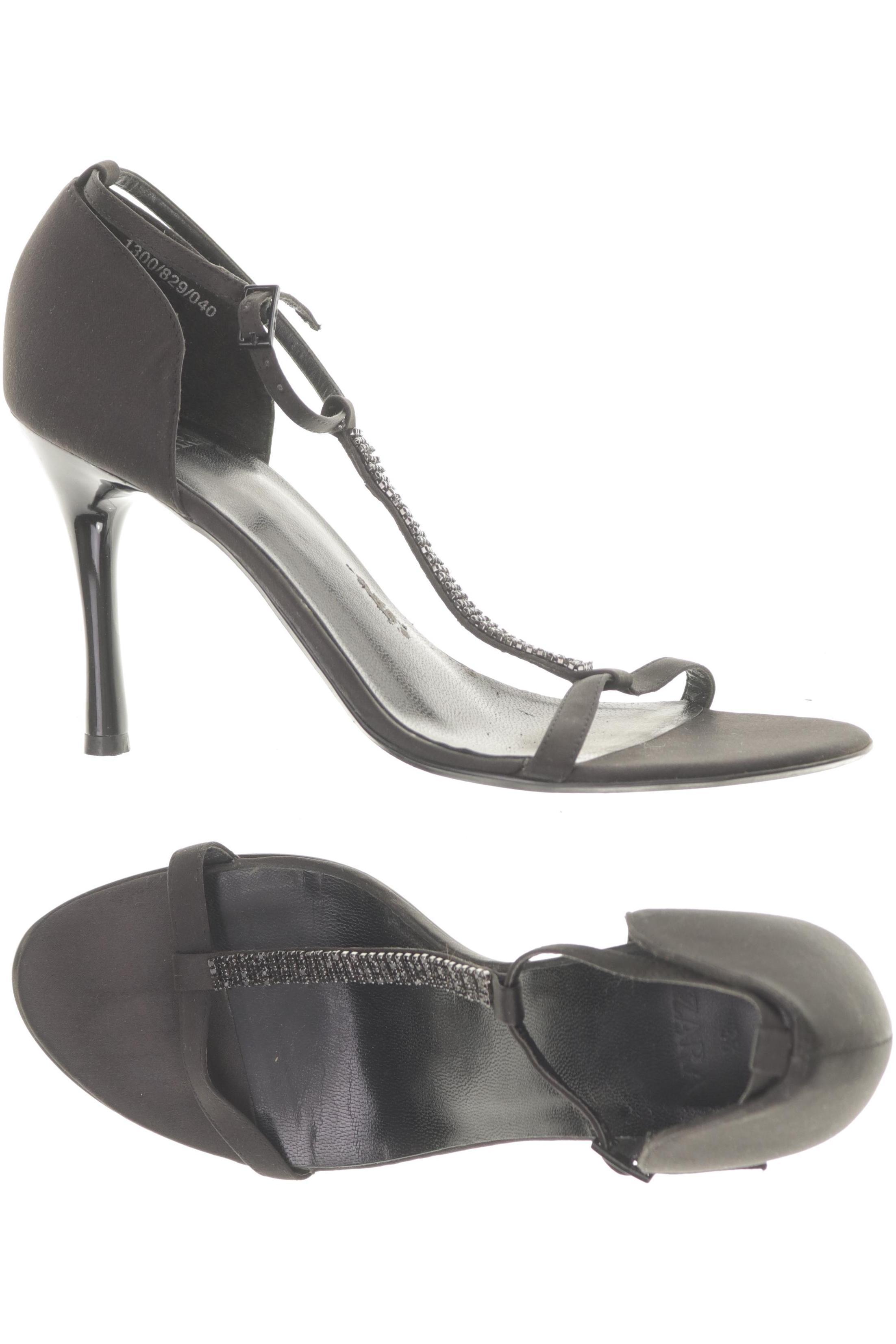 

Zara Damen Sandale, schwarz, Gr. 38