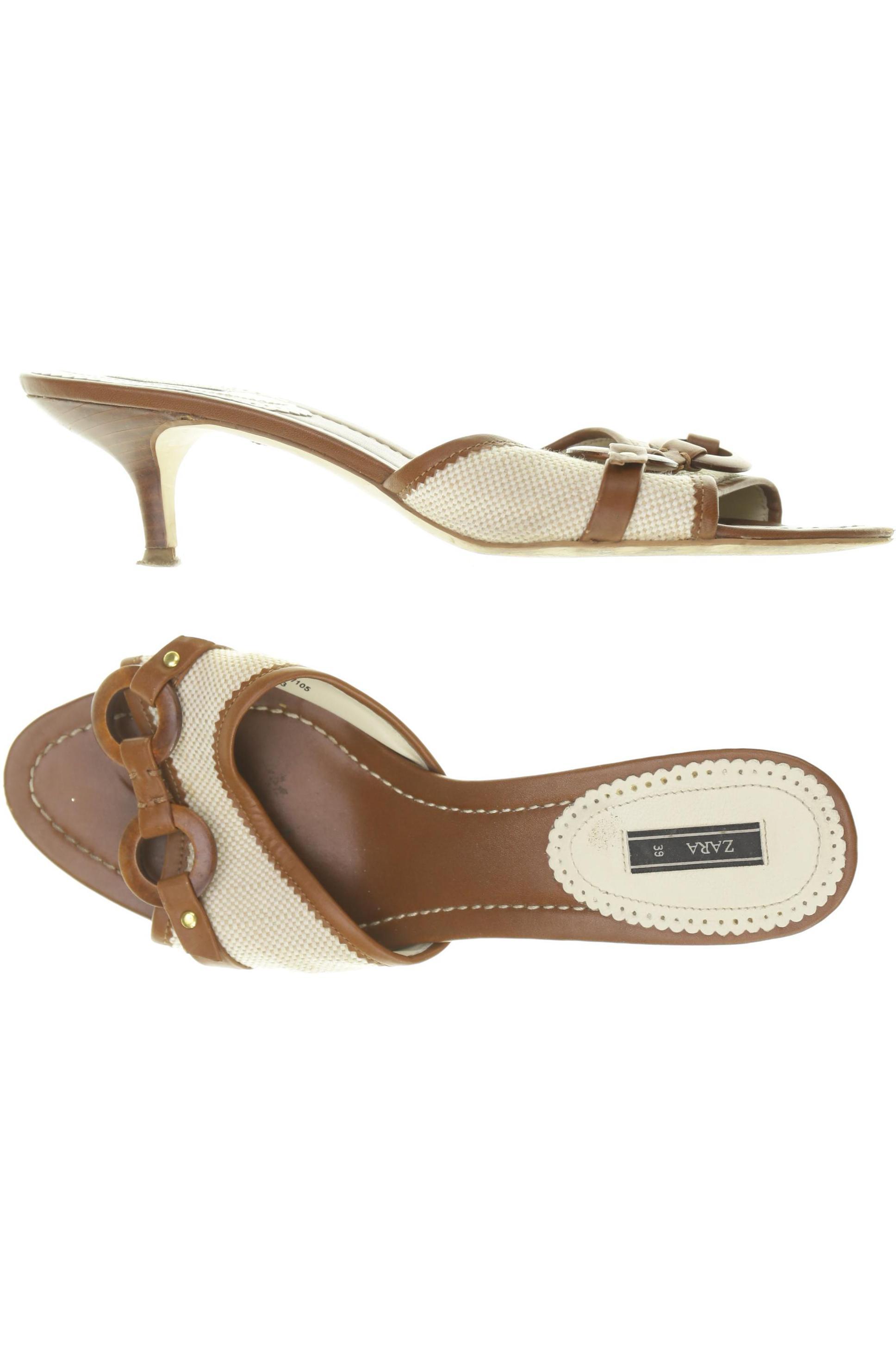 

Zara Damen Sandale, braun, Gr. 39