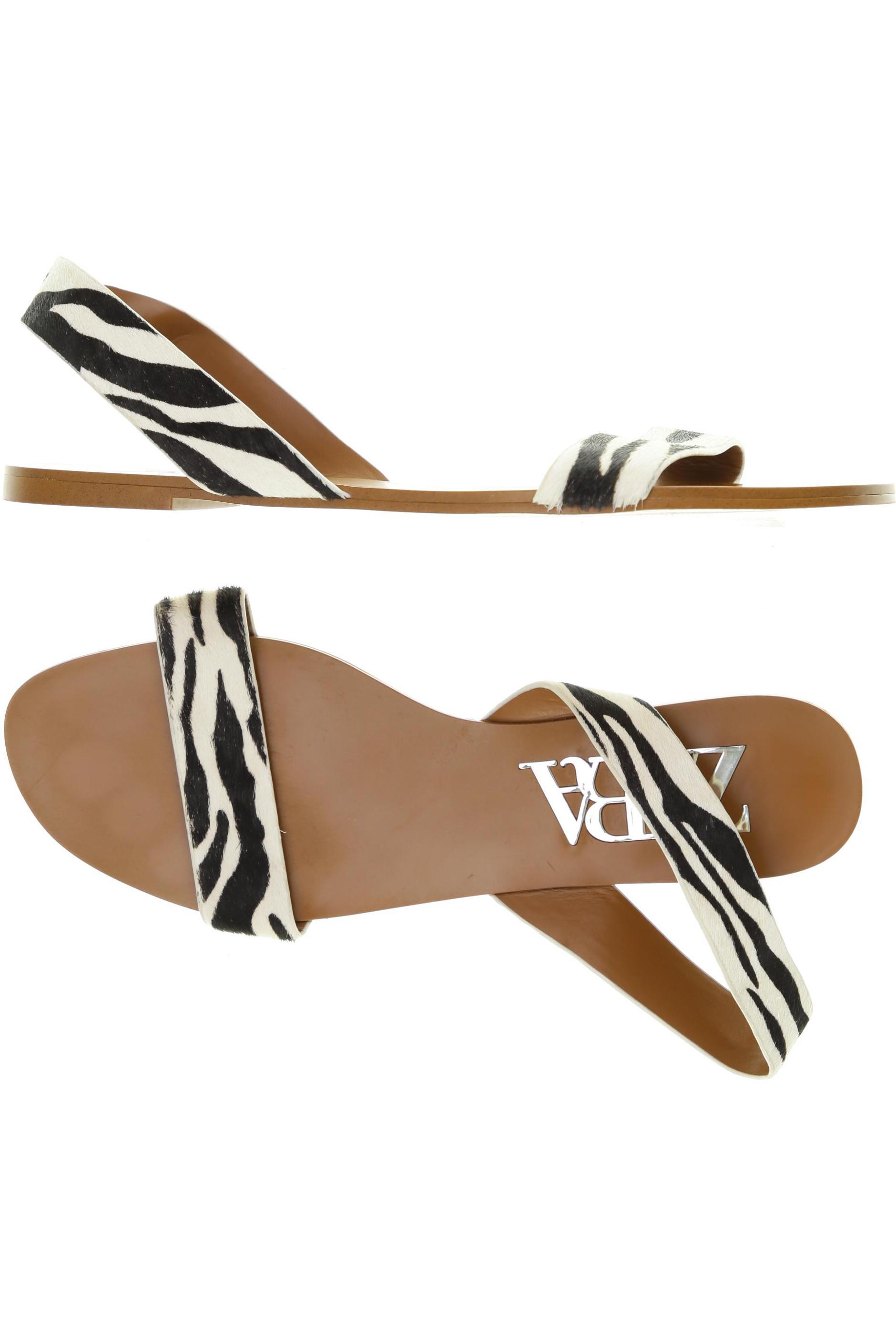 

Zara Damen Sandale, weiß, Gr. 41