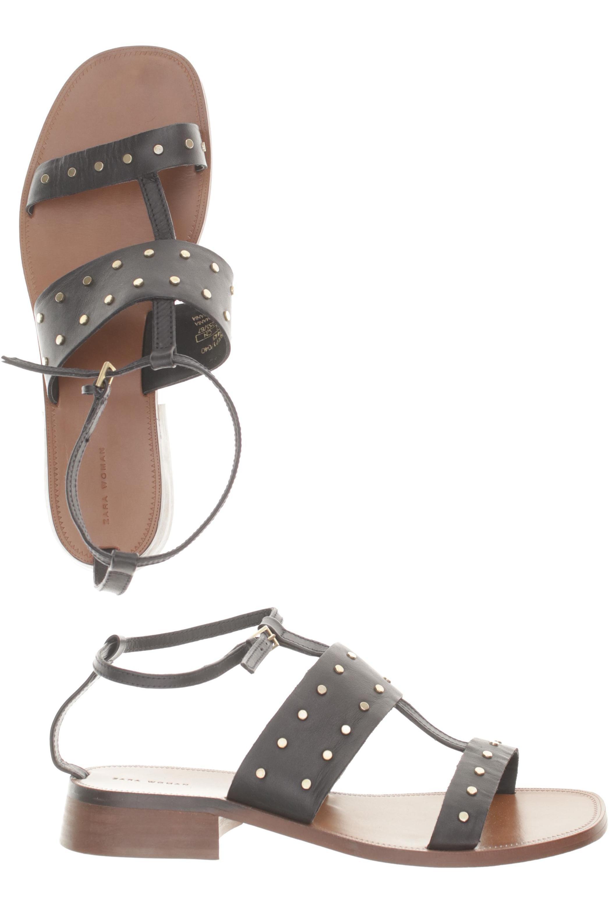 

Zara Damen Sandale, schwarz, Gr. 39
