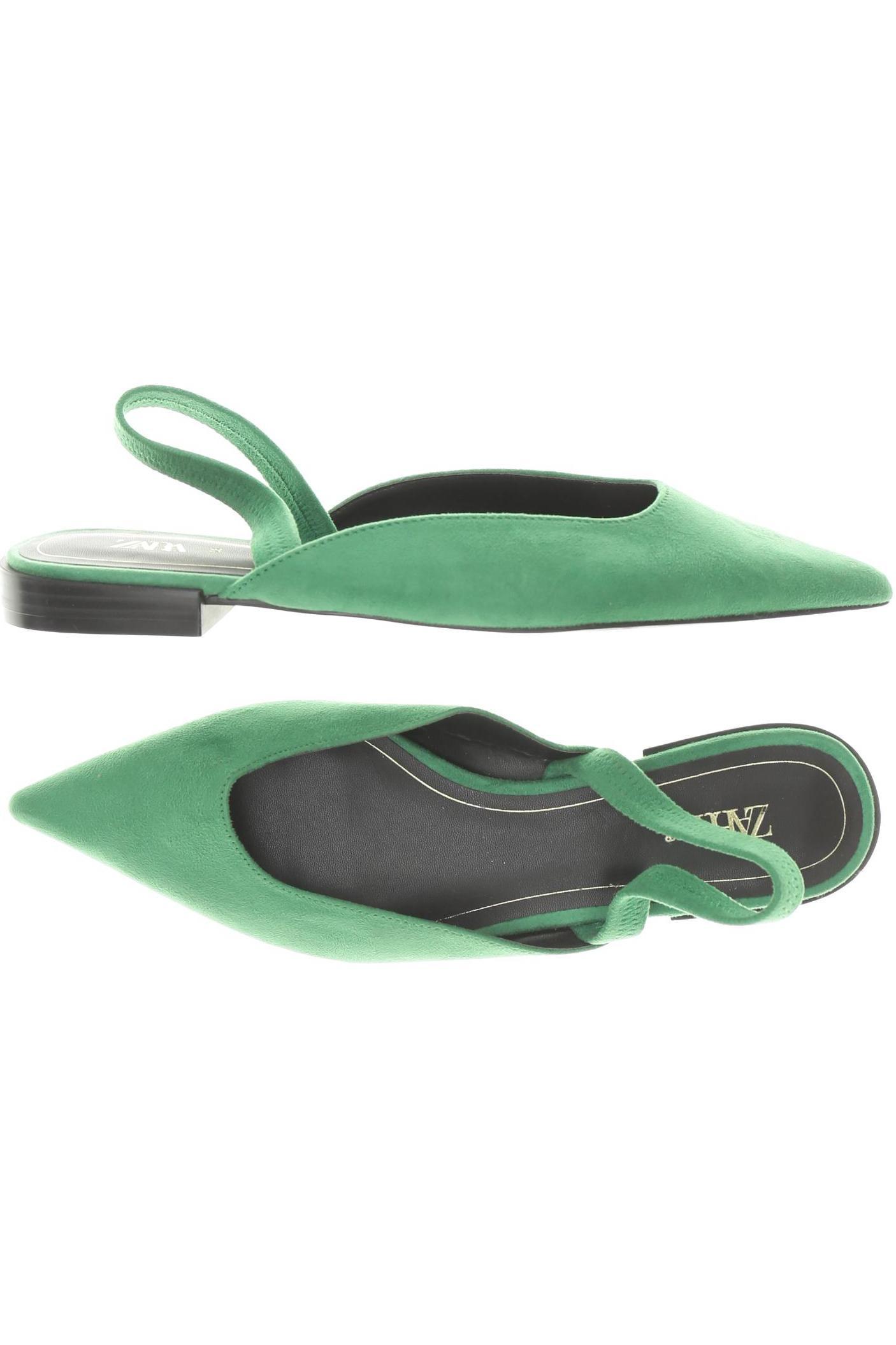 

Zara Damen Sandale, grün, Gr. 38