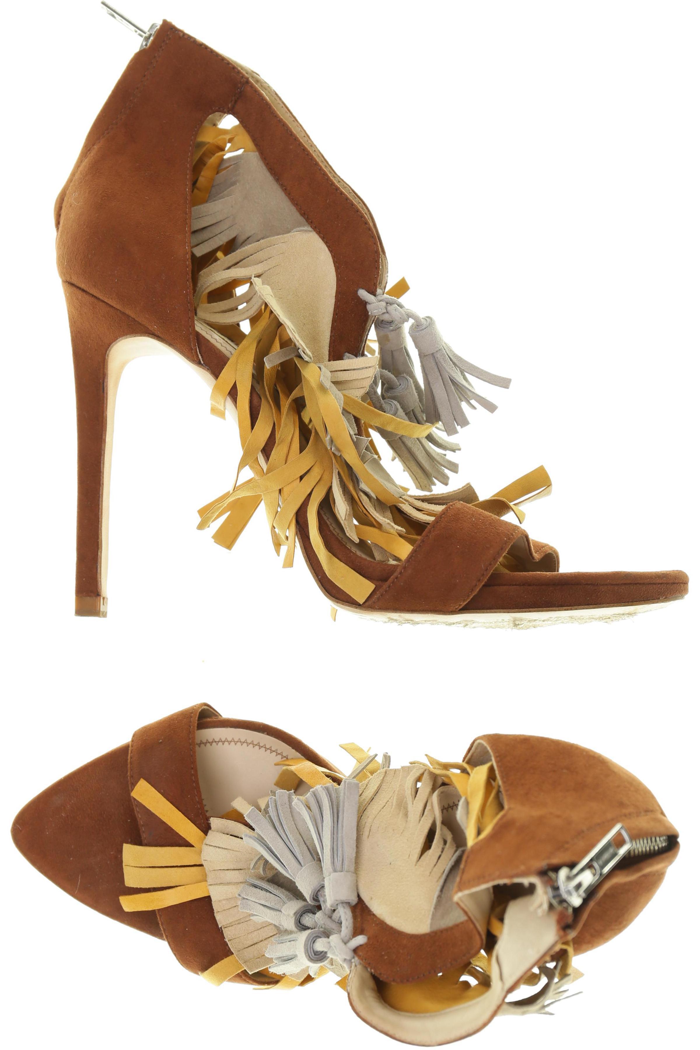 

Zara Damen Sandale, braun, Gr. 40