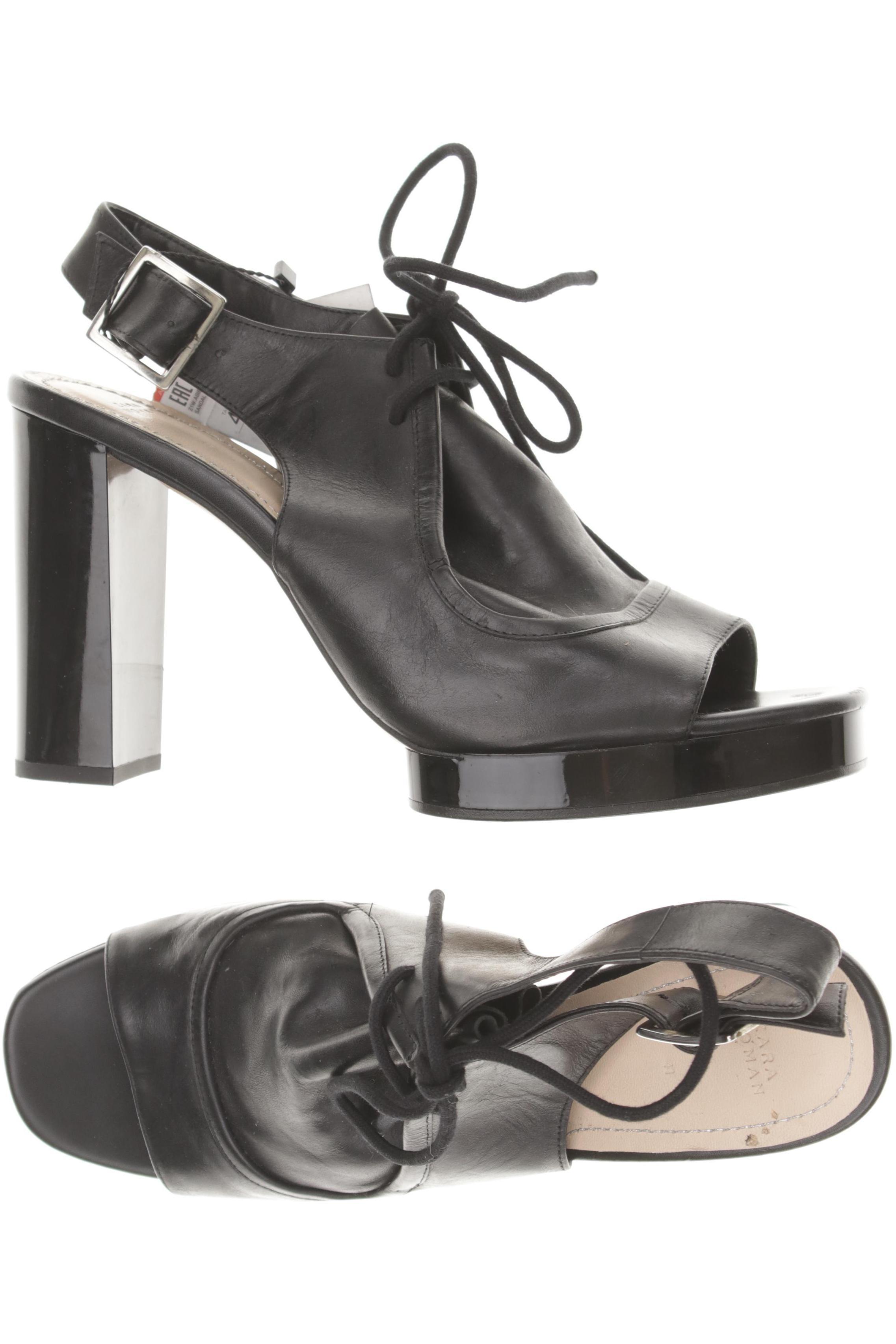 

Zara Damen Sandale, schwarz, Gr. 41