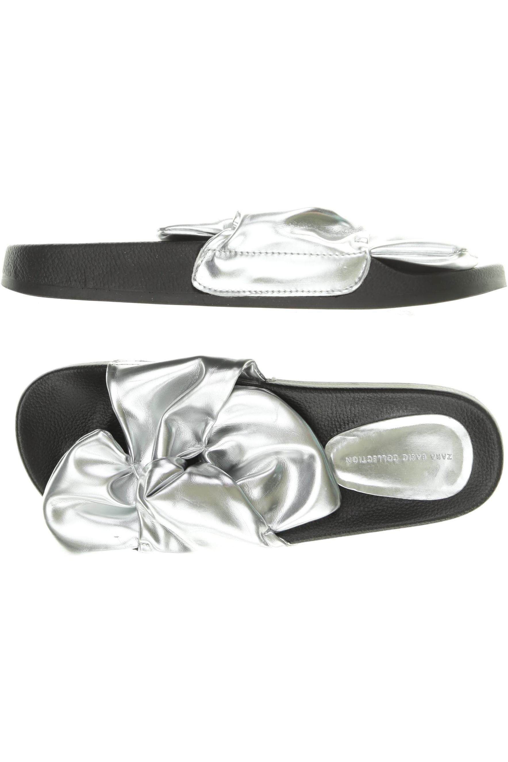 

Zara Damen Sandale, silber, Gr. 39