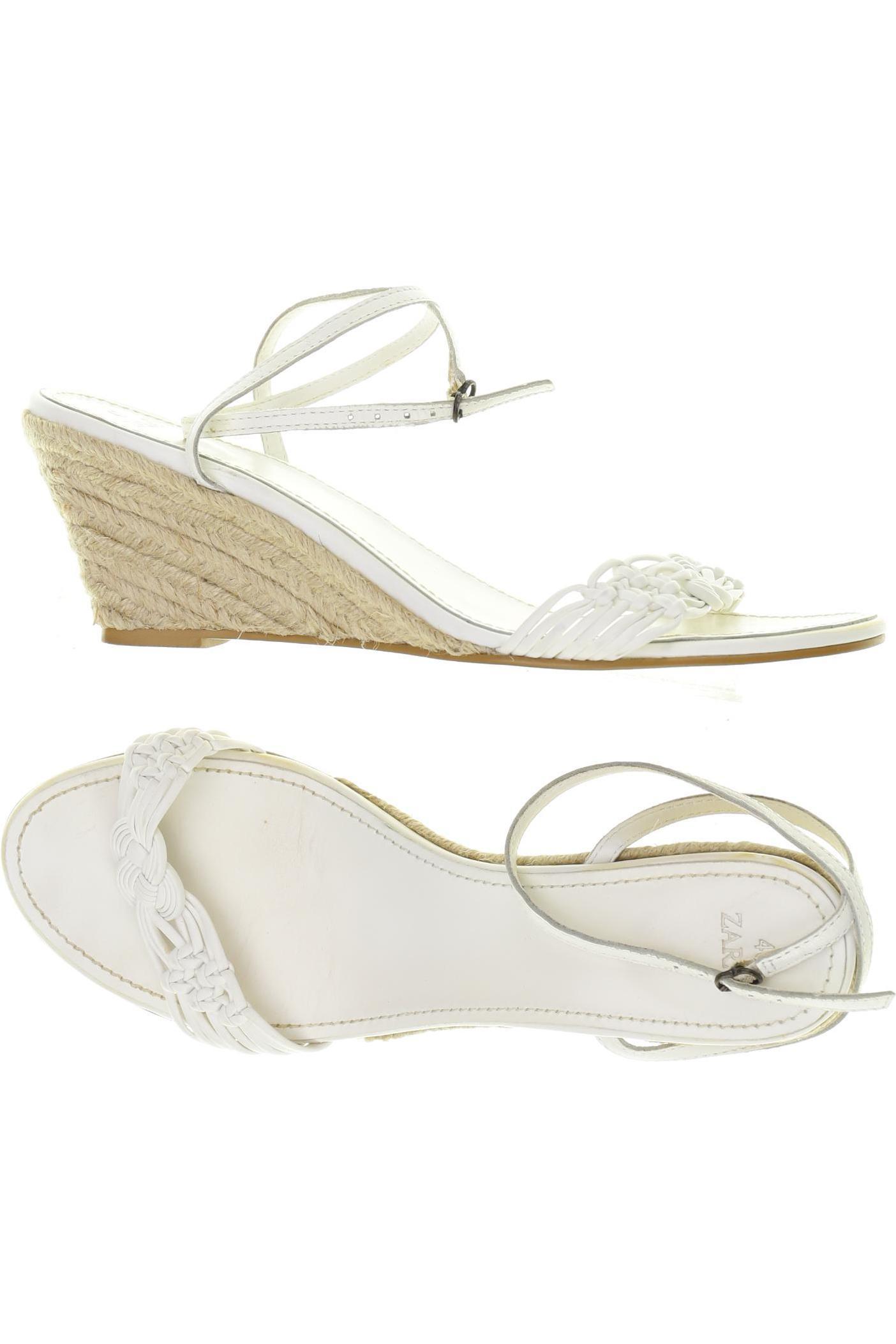 

Zara Damen Sandale, weiß, Gr. 40