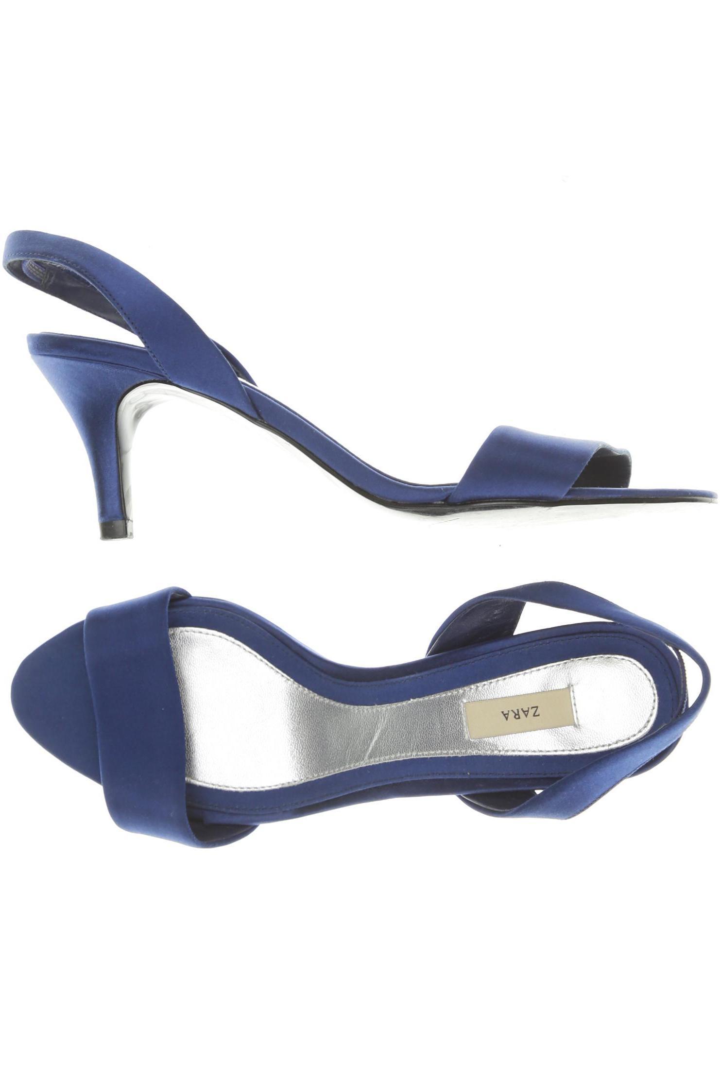 

Zara Damen Sandale, blau, Gr. 37