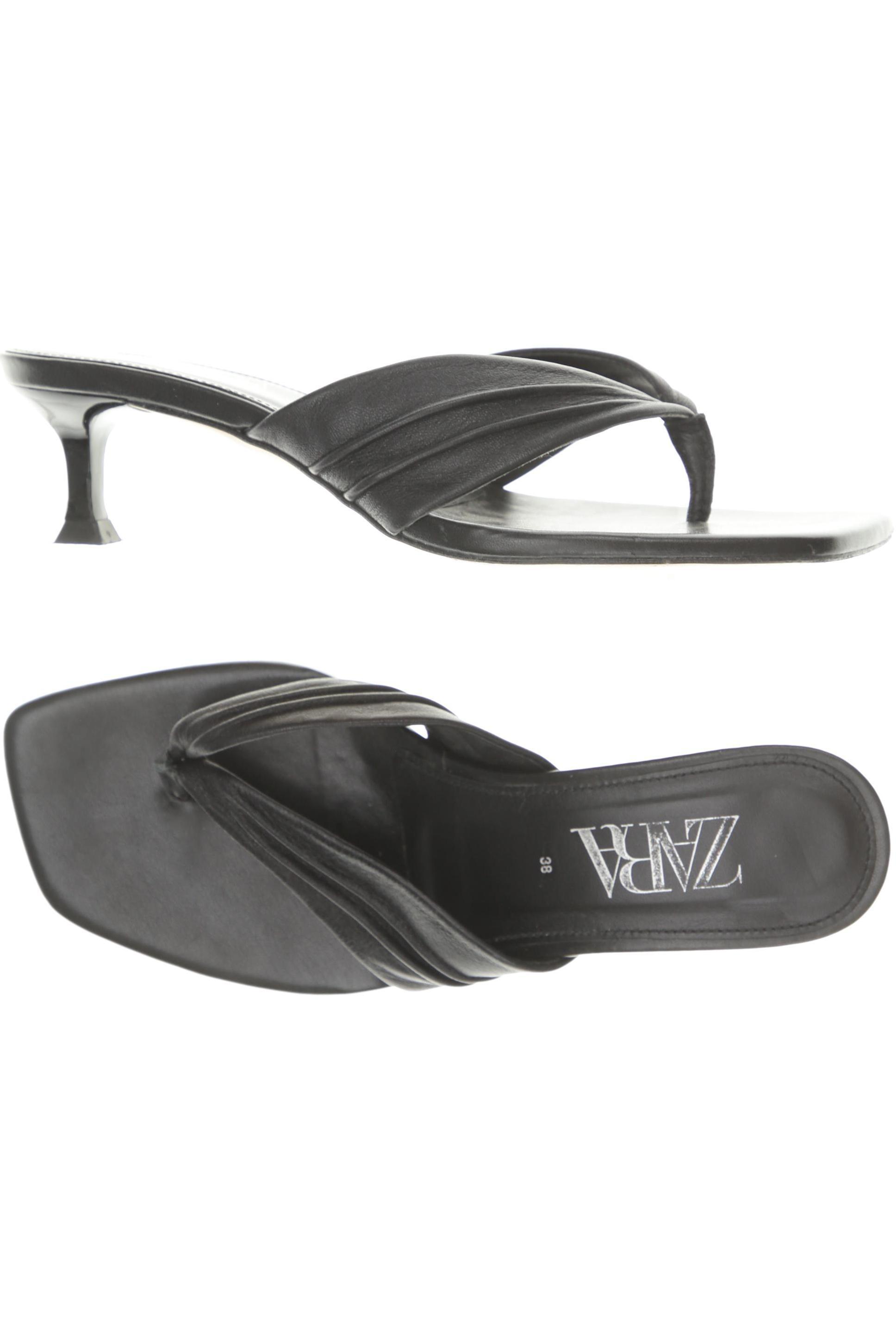 

Zara Damen Sandale, schwarz, Gr. 38