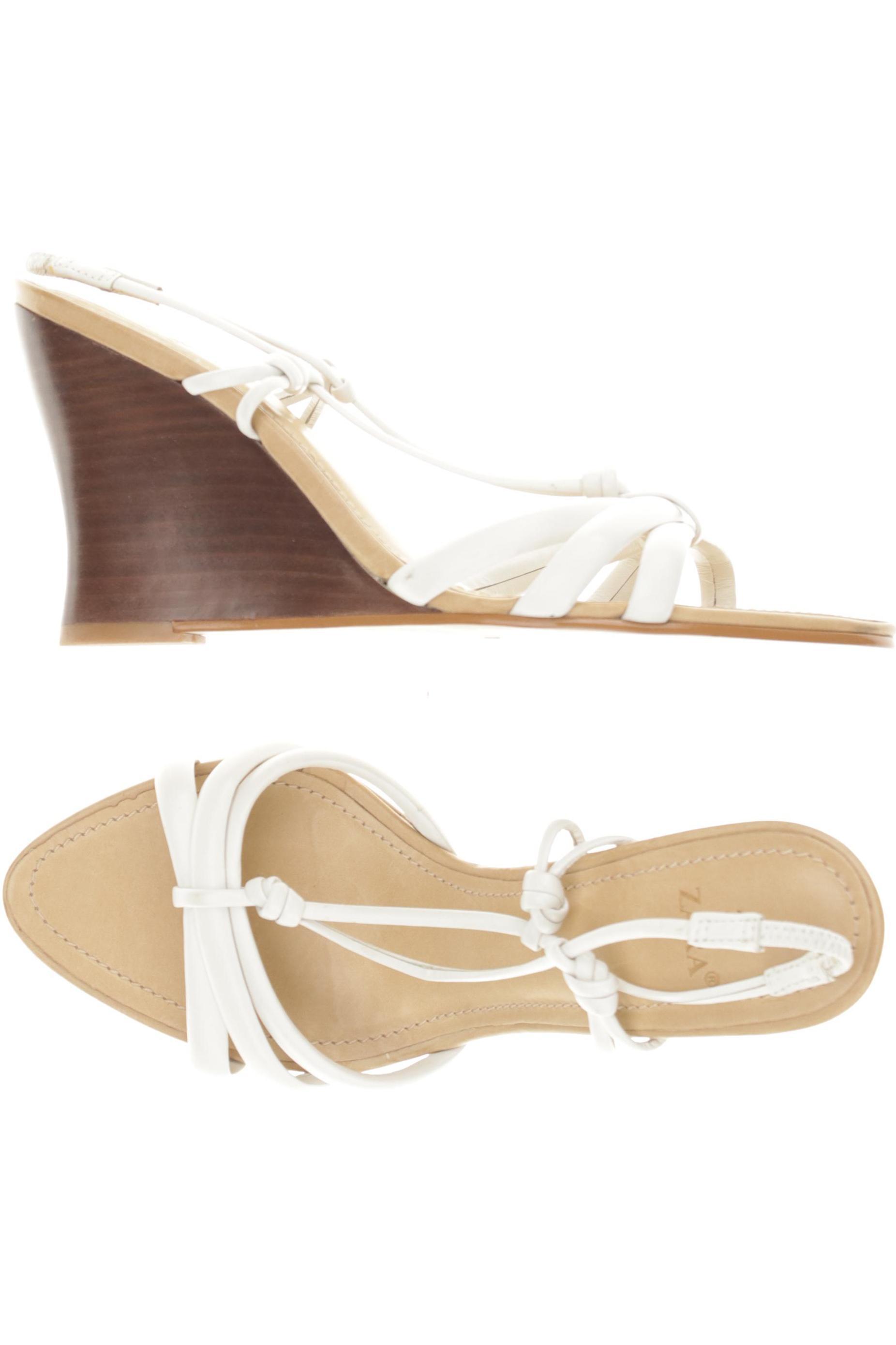 

Zara Damen Sandale, weiß, Gr. 37