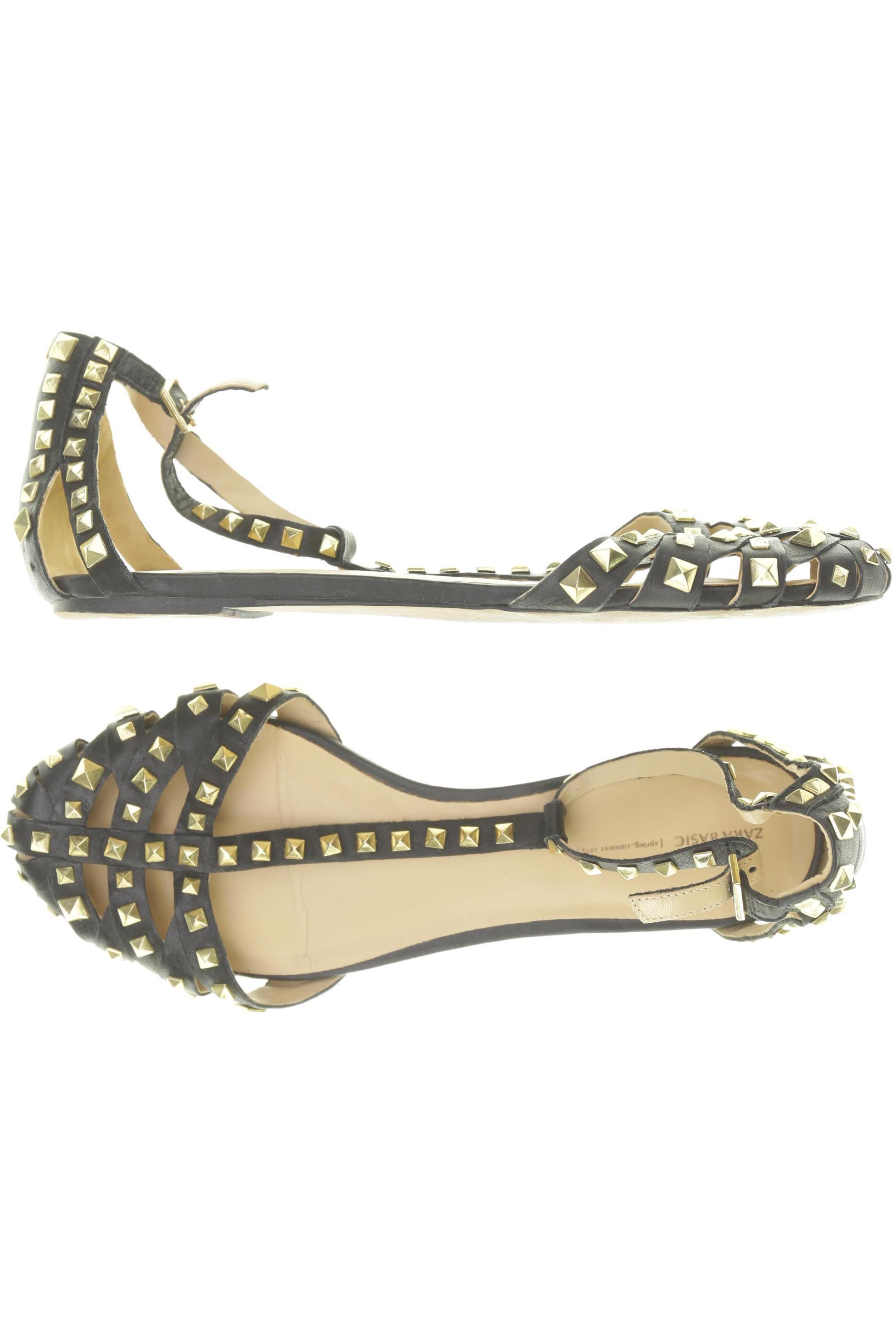

Zara Damen Sandale, schwarz, Gr. 39