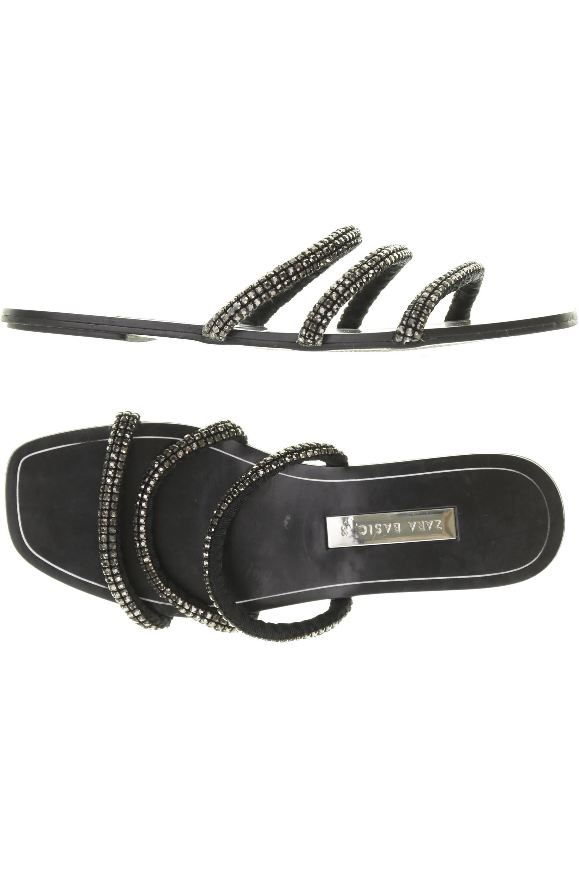 

Zara Damen Sandale, schwarz, Gr. 38