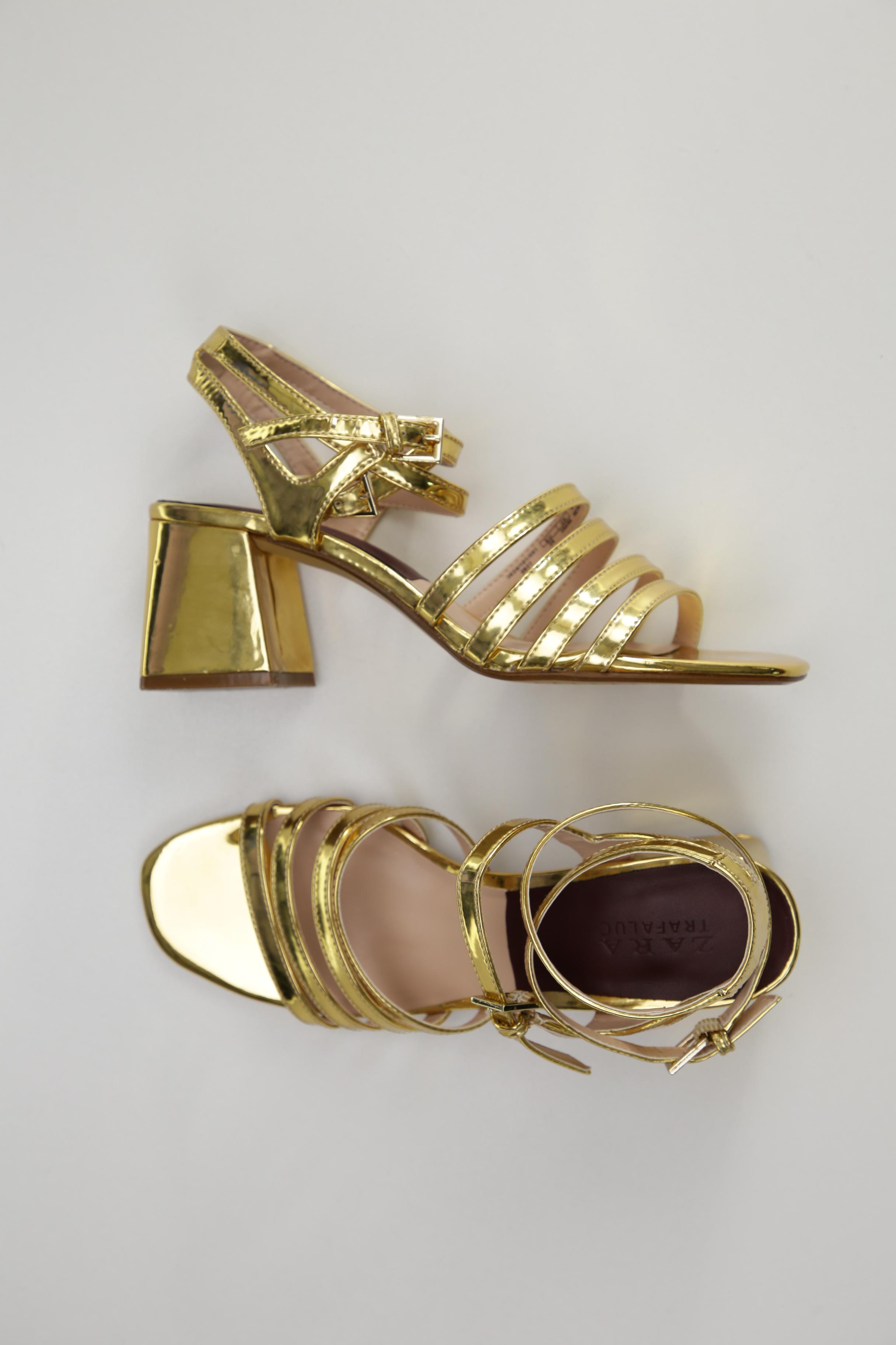 

Zara Damen Sandale, gelb, Gr. 38