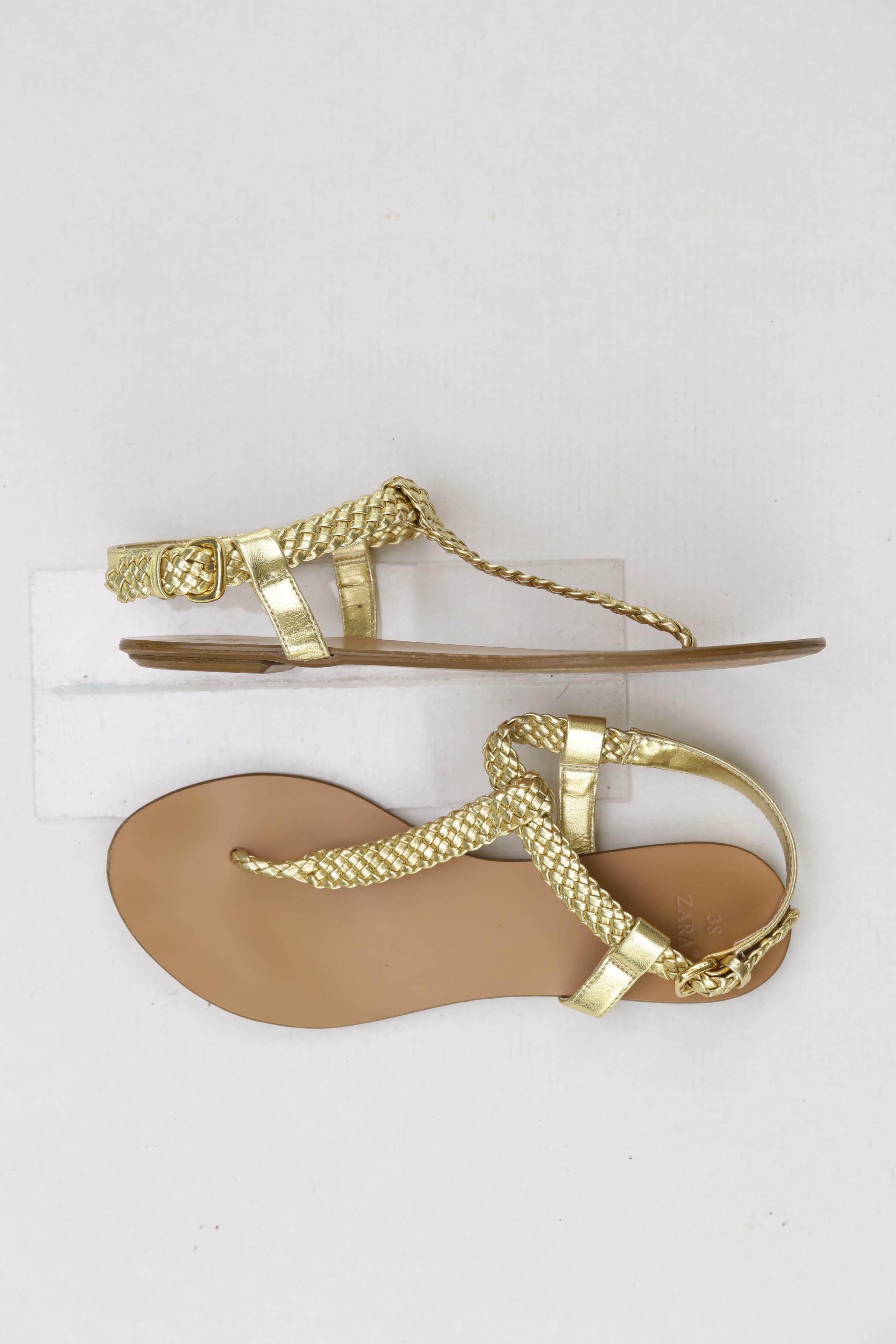 

Zara Damen Sandale, gelb, Gr. 38