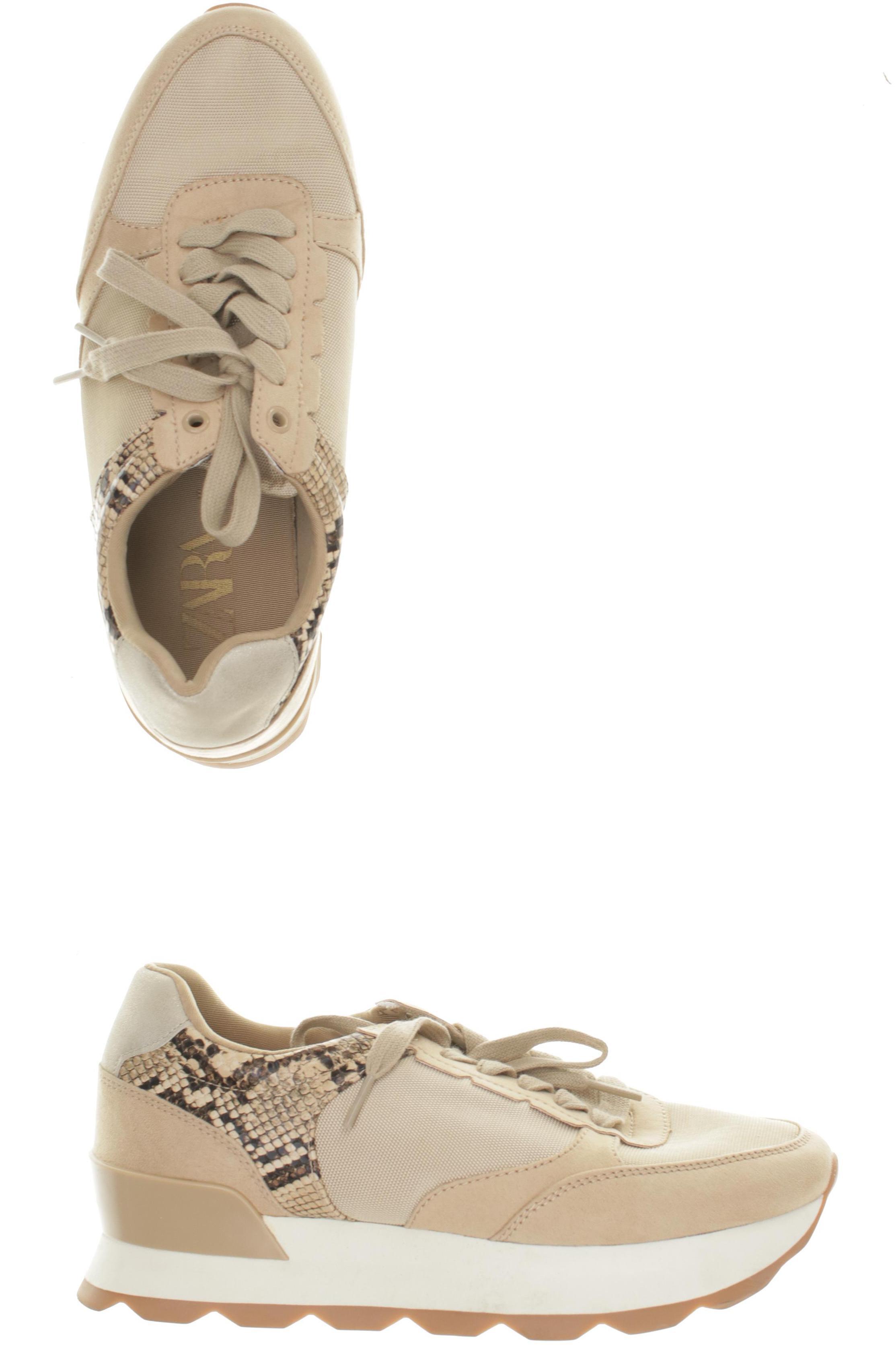 

Zara Damen Sneakers, beige, Gr. 38