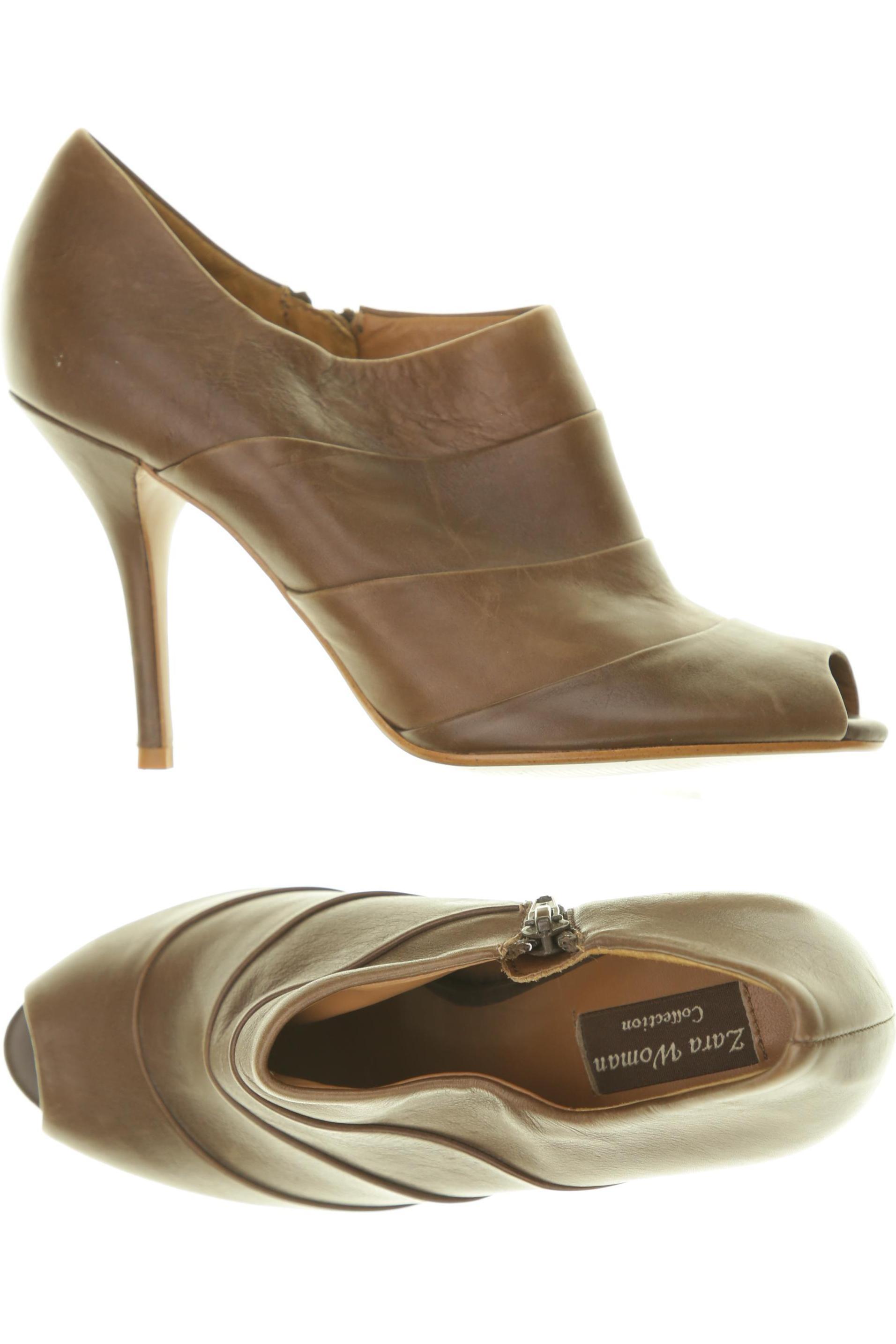 

Zara Damen Sandale, braun, Gr. 38
