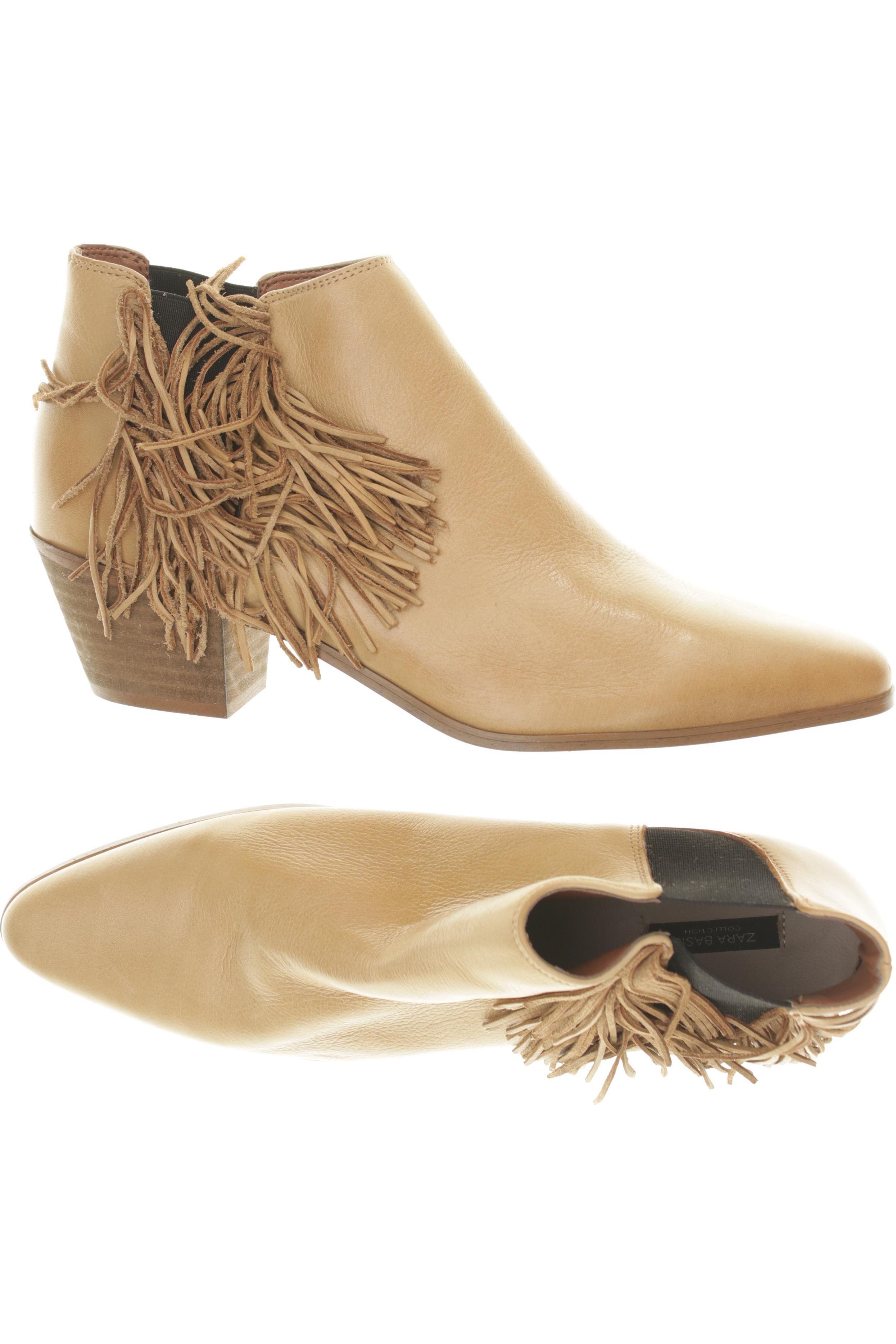 

Zara Damen Stiefelette, beige, Gr. 41