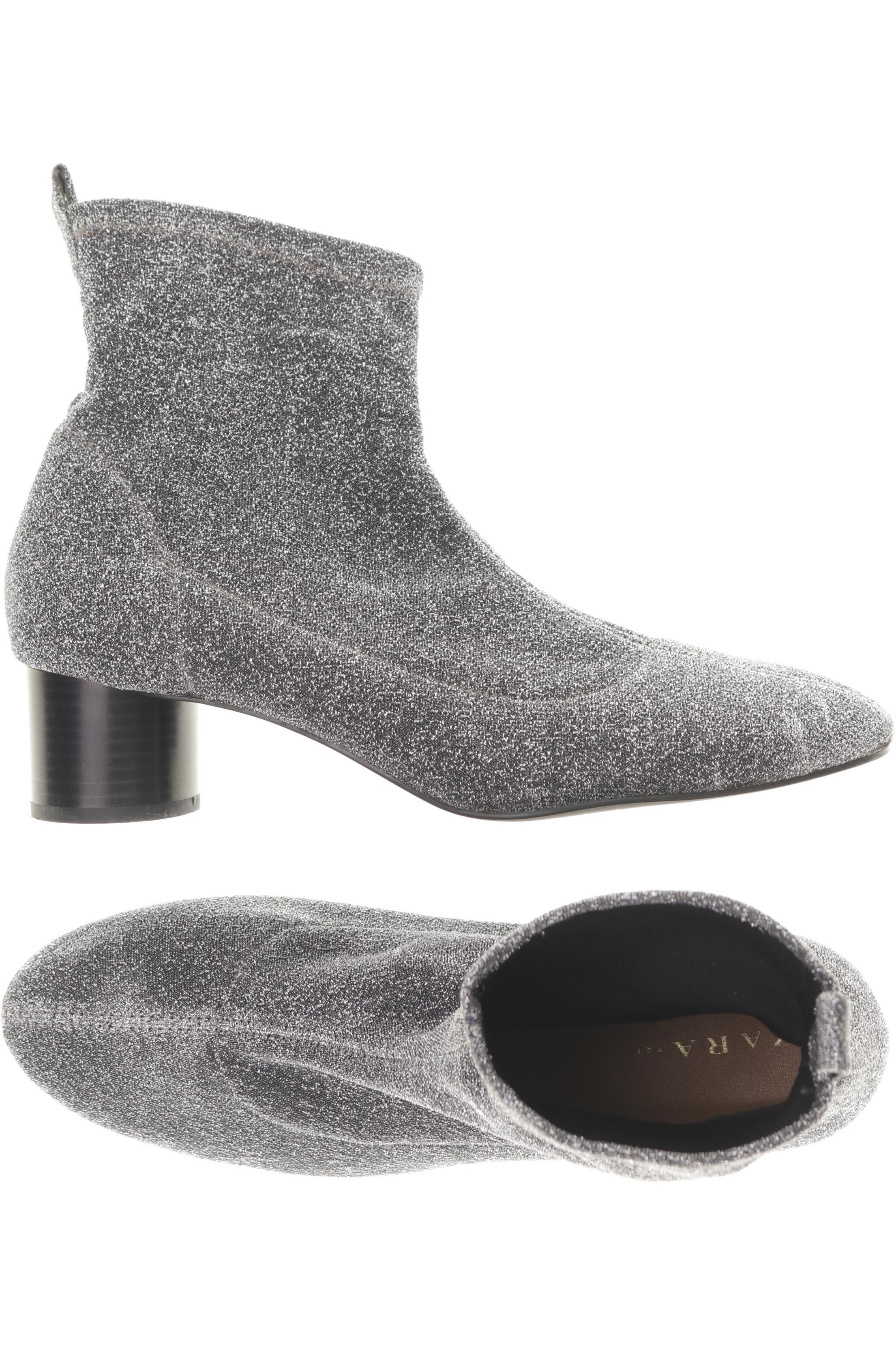 

Zara Damen Stiefelette, silber, Gr. 41