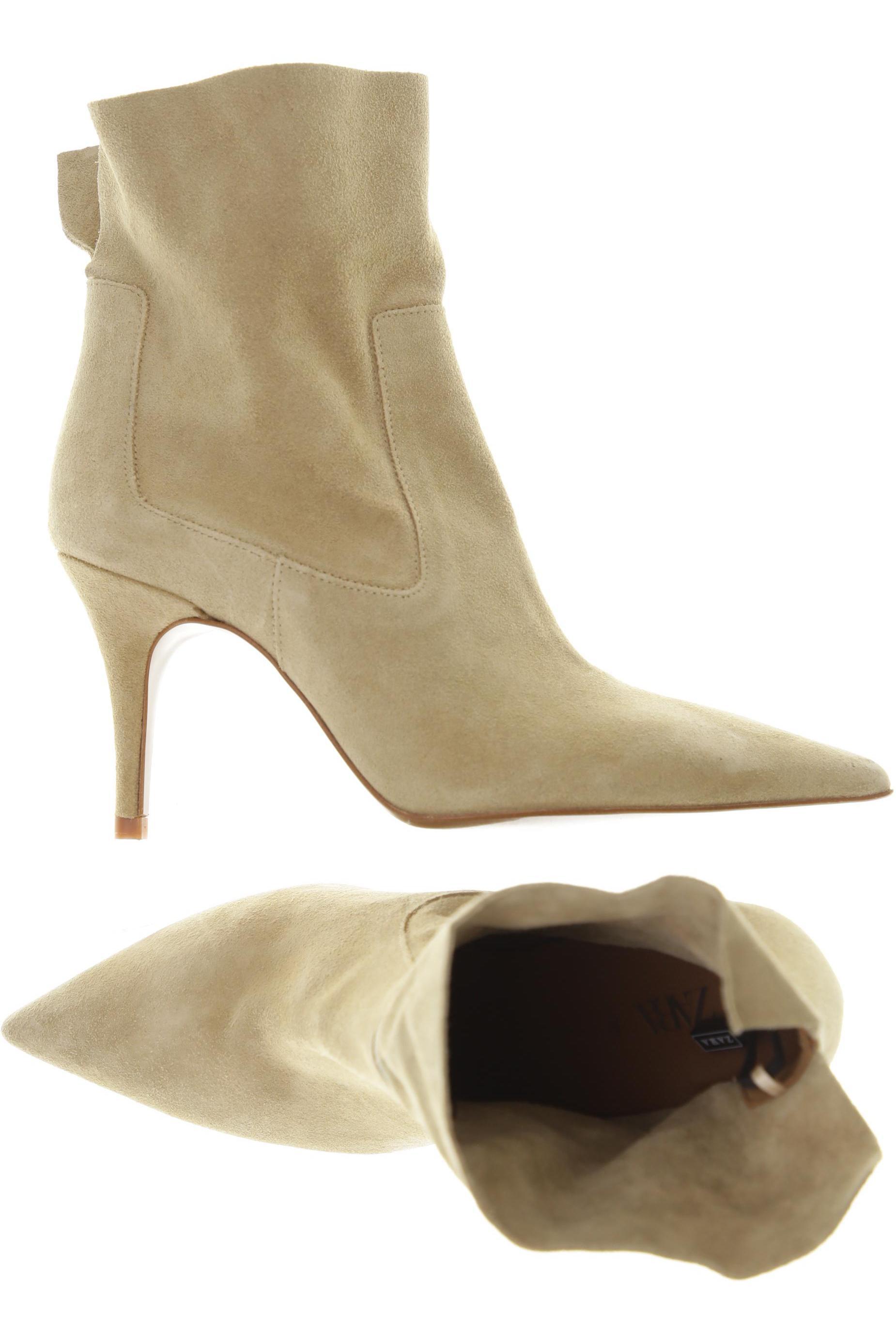 

Zara Damen Stiefelette, beige, Gr. 39