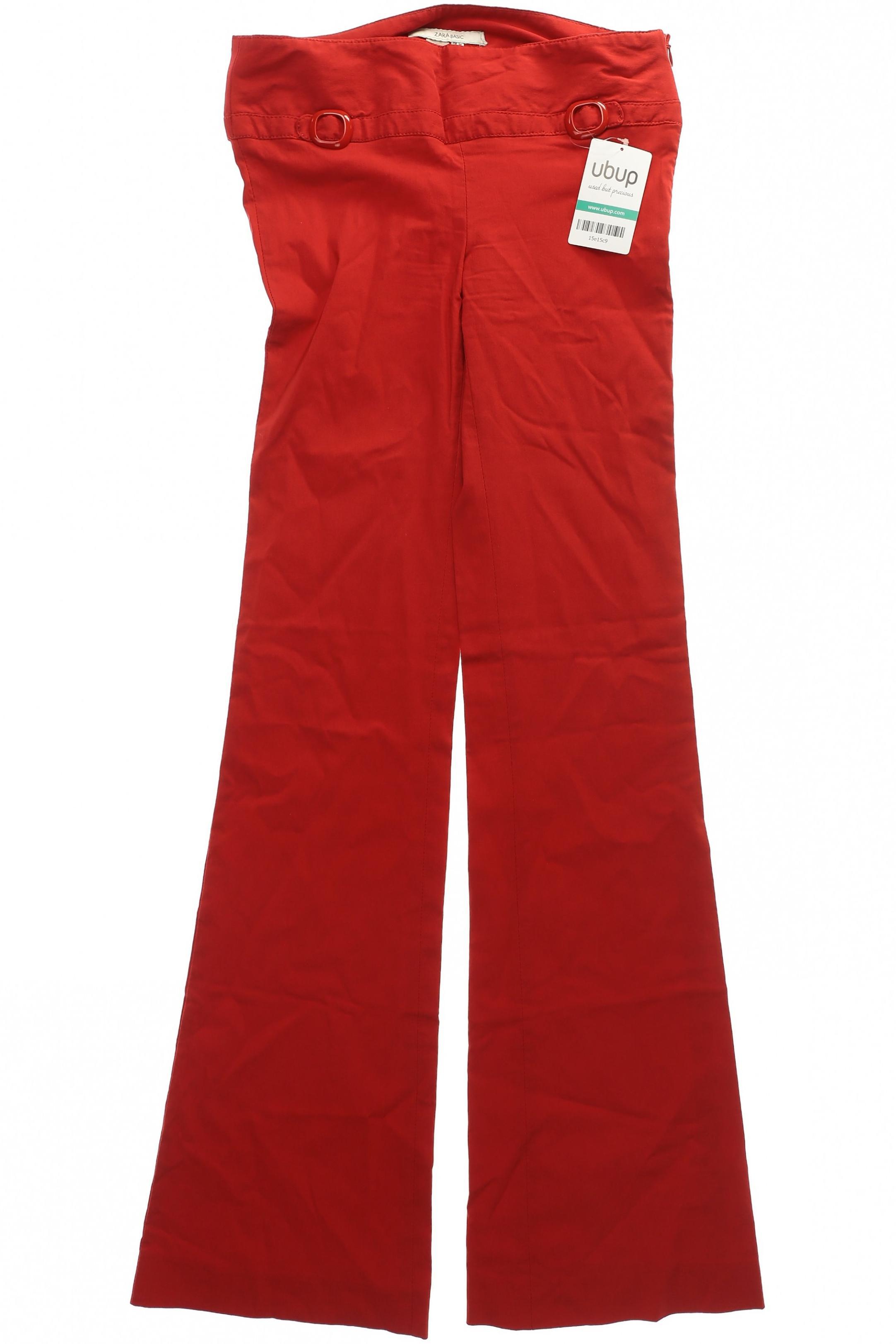 

Zara Damen Stoffhose, rot, Gr. 34