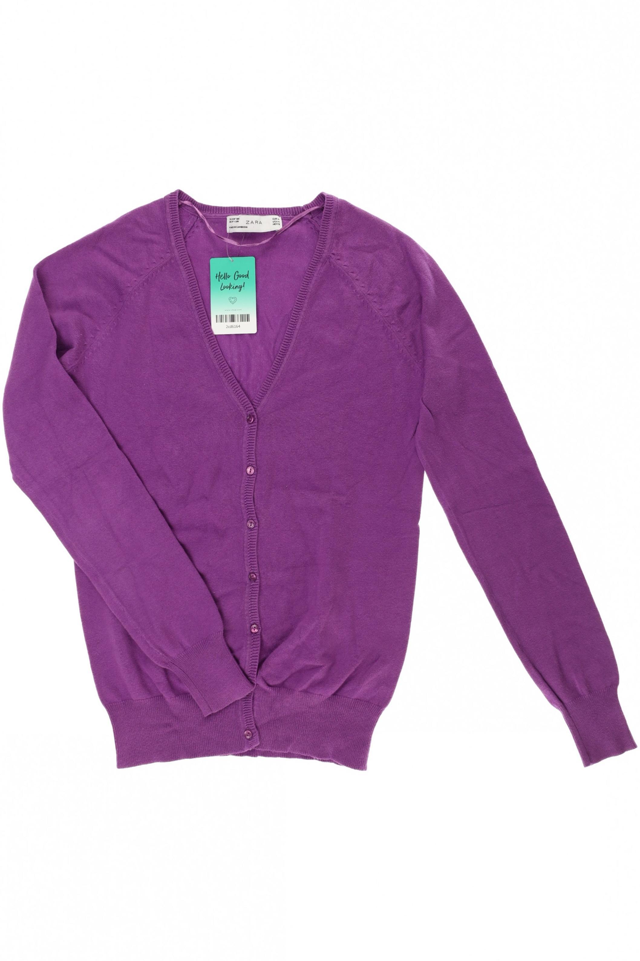 

Zara Damen Strickjacke, lila, Gr.
