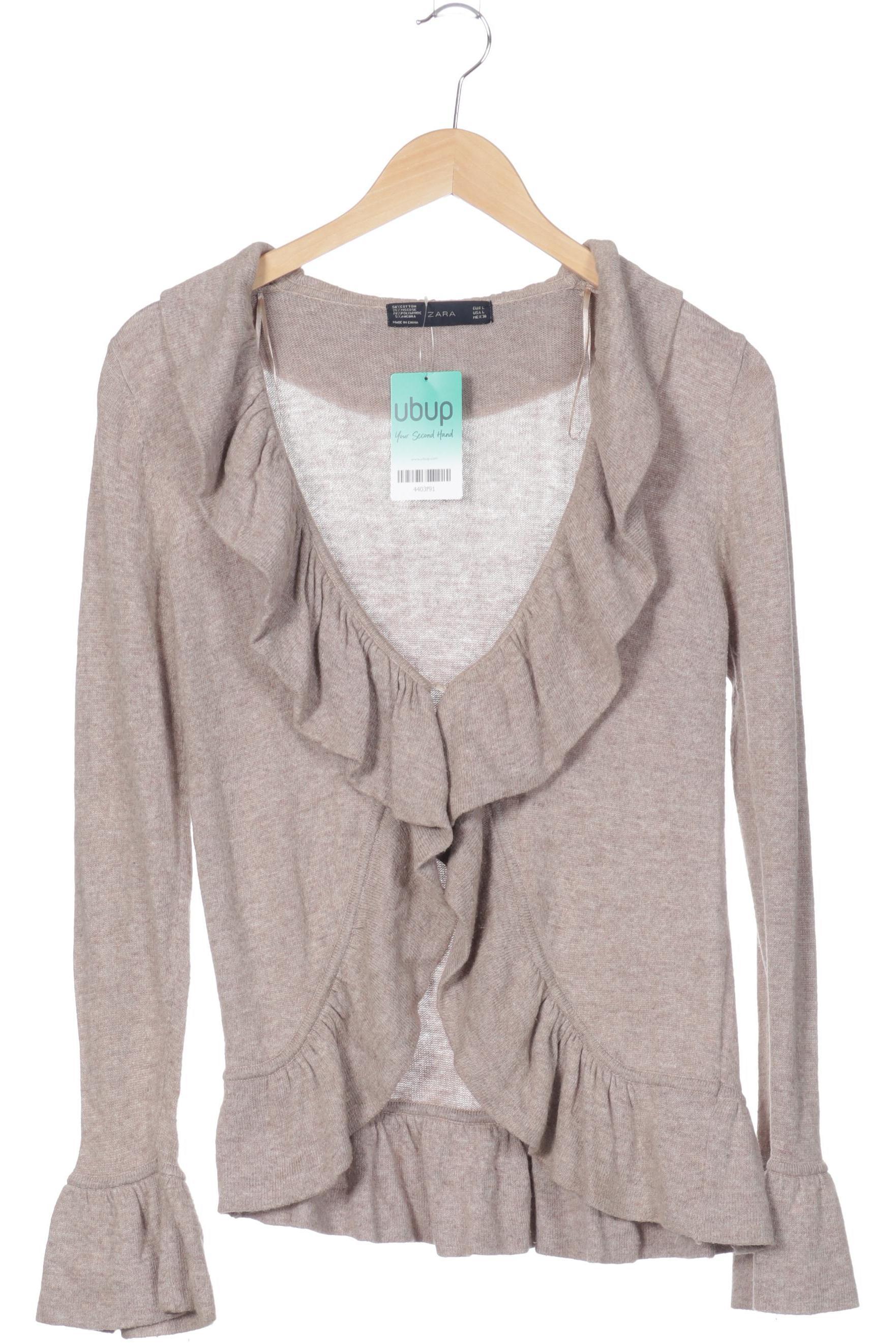 

Zara Damen Strickjacke, beige, Gr.