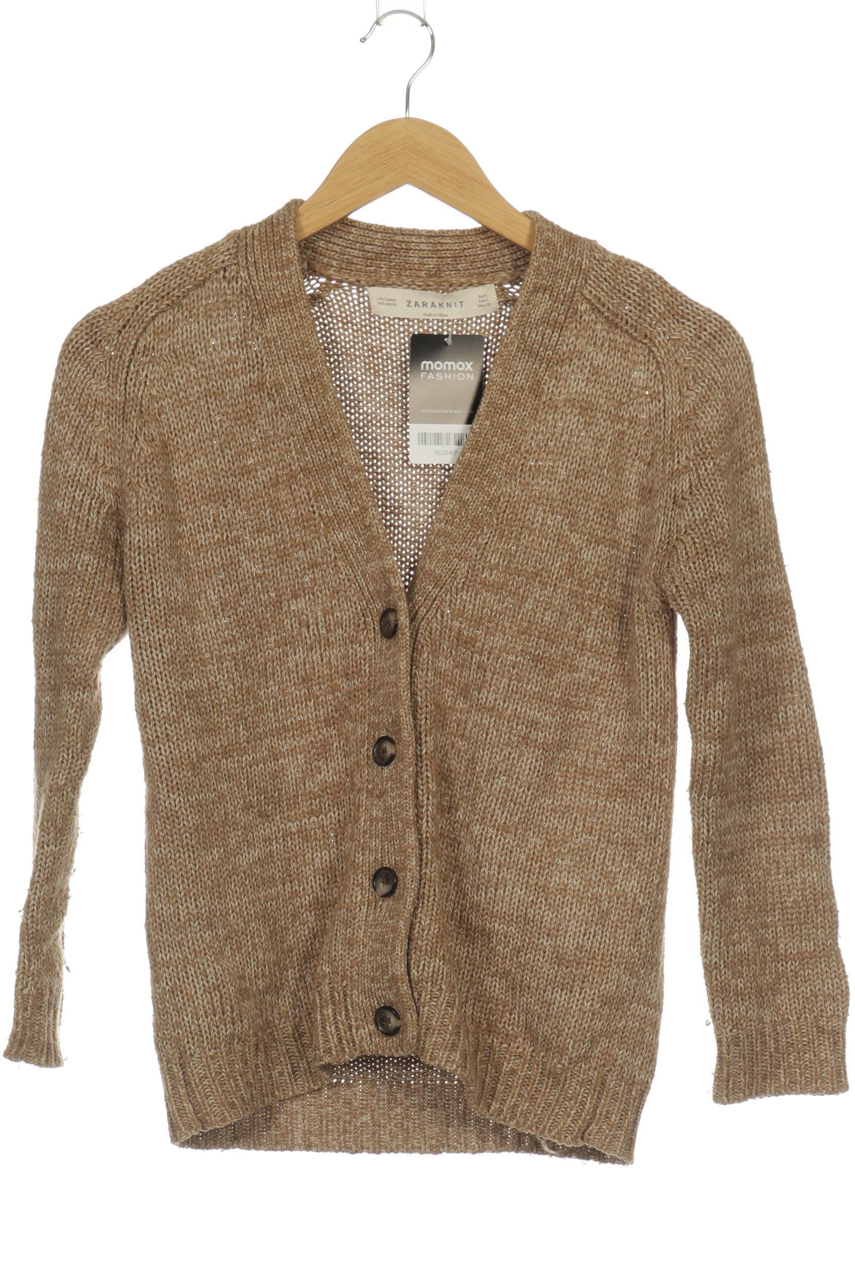 

Zara Damen Strickjacke, braun, Gr.
