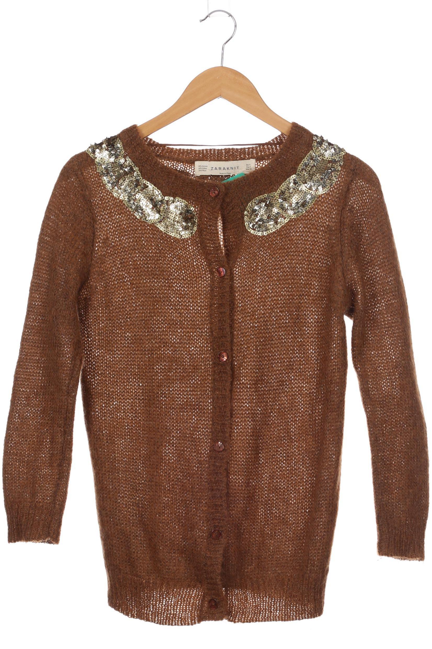 

Zara Damen Strickjacke, braun, Gr.