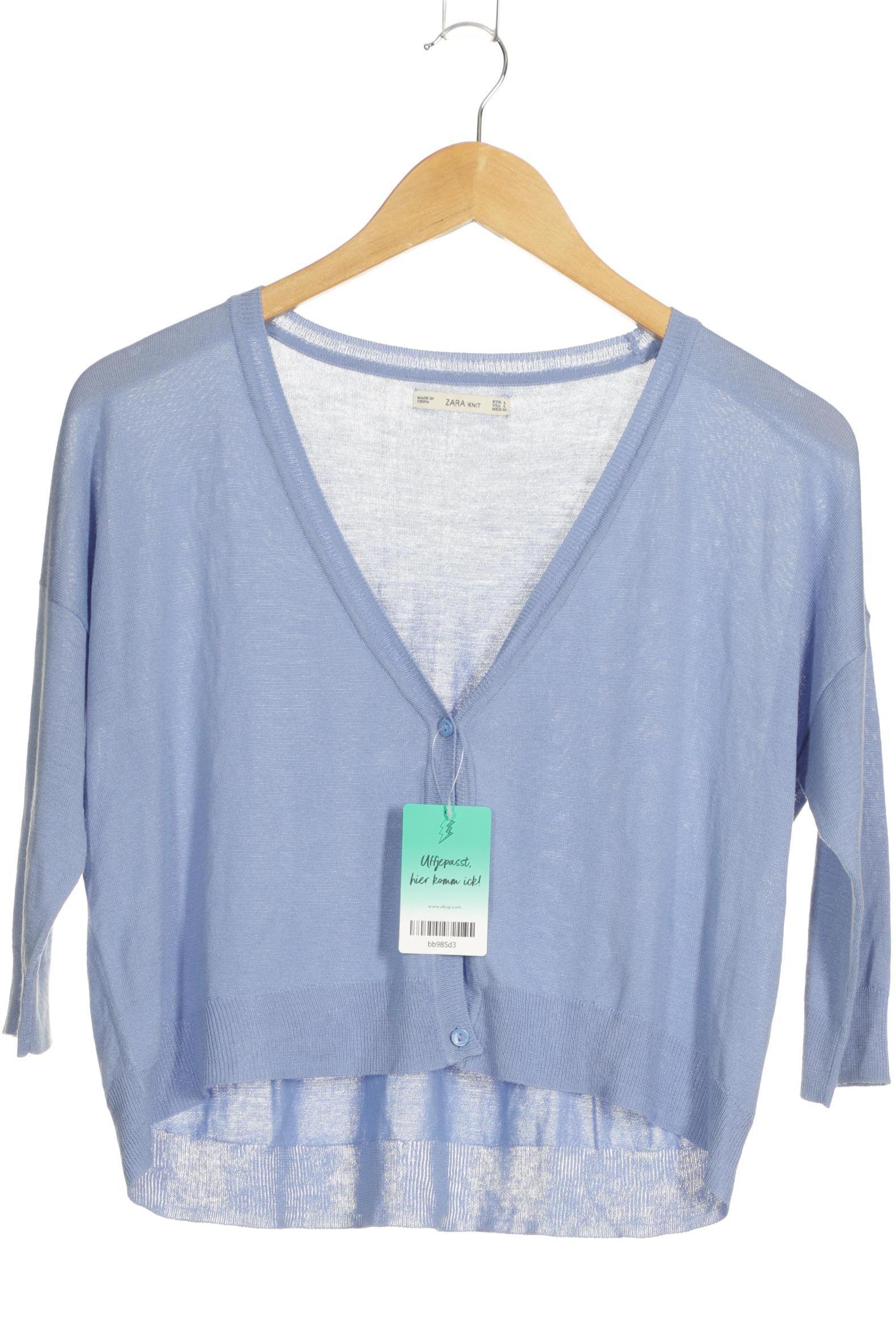 

Zara Damen Strickjacke, blau, Gr.